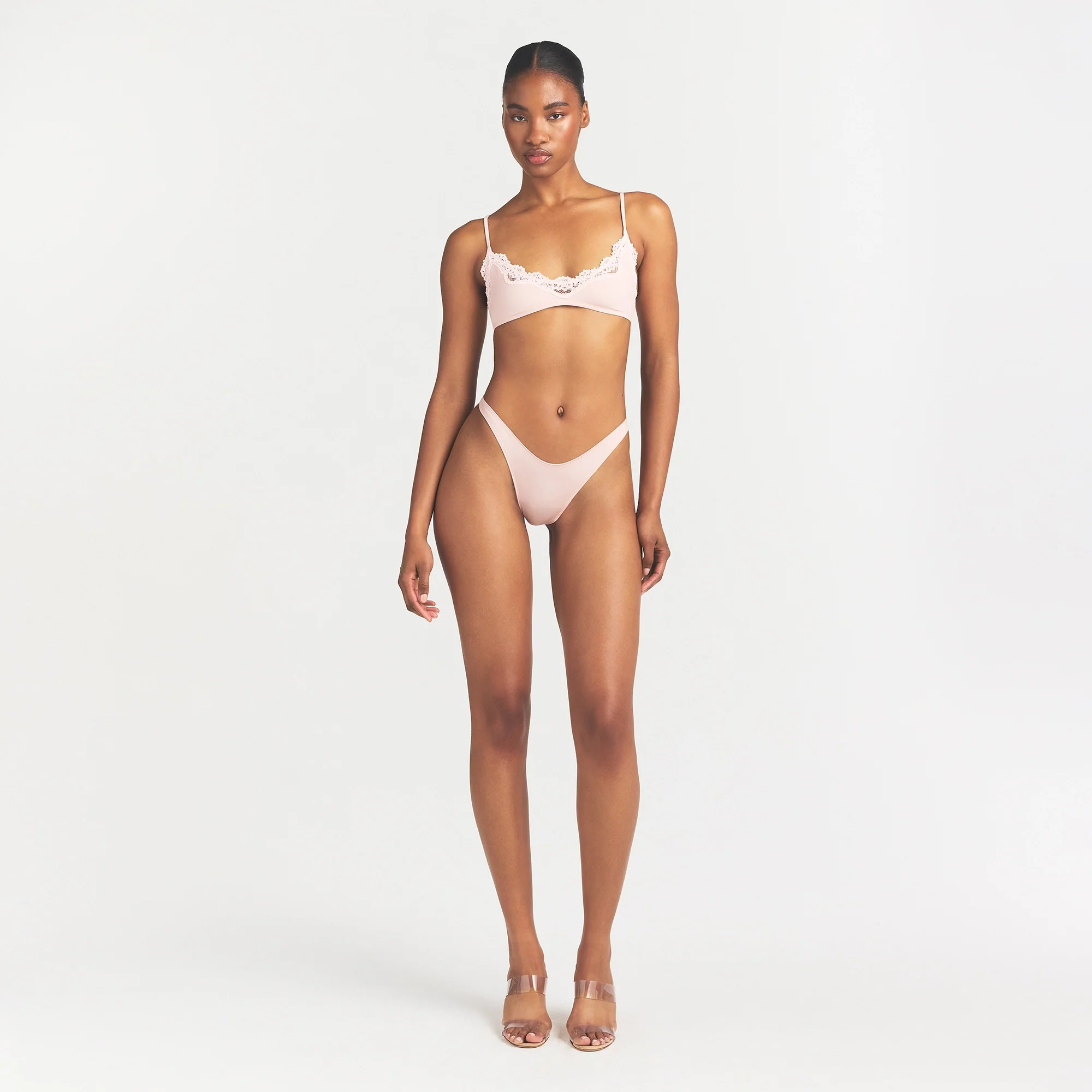 SHINE FOUNDATIONS DIPPED THONG | DUSTY PINK - Image 2