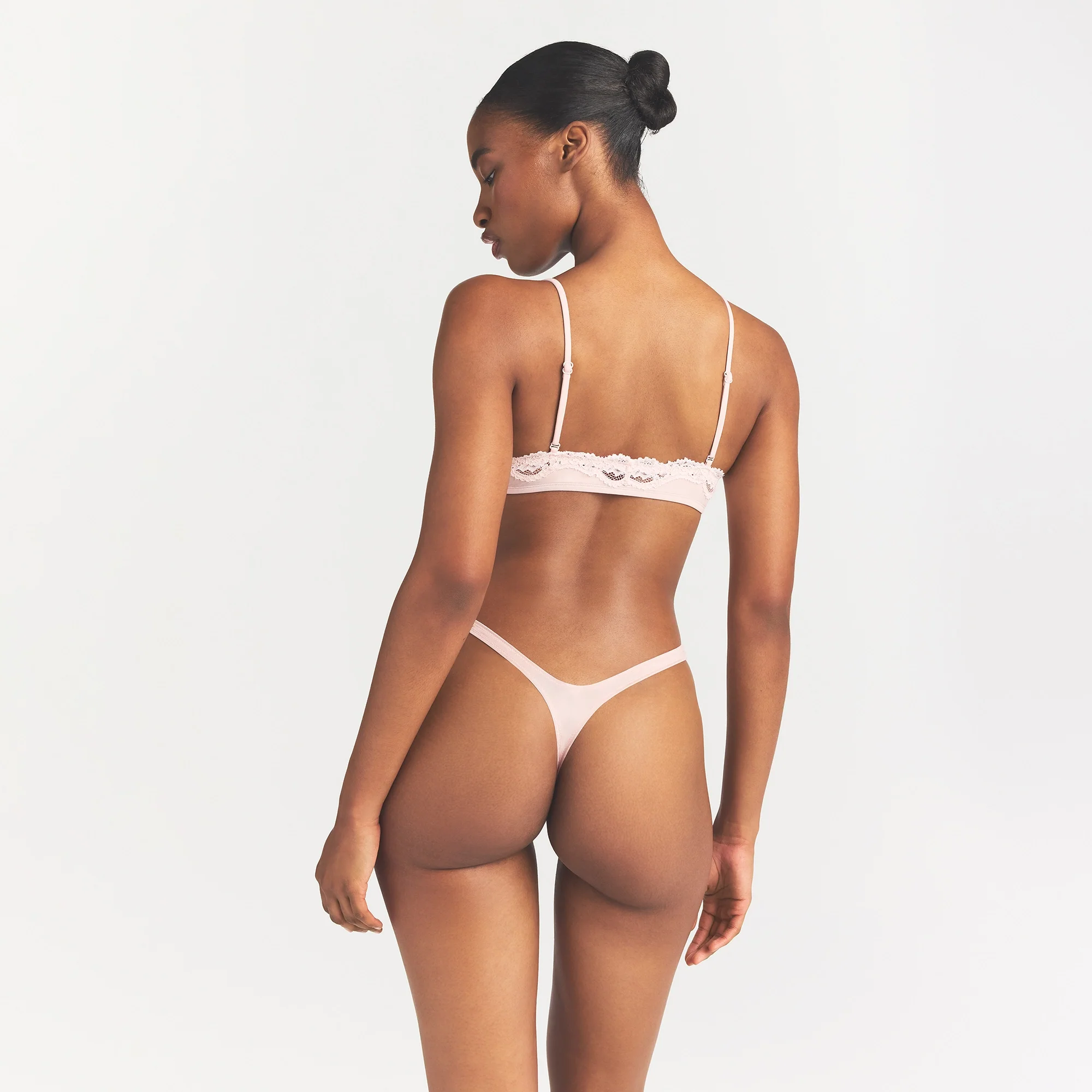SHINE FOUNDATIONS DIPPED THONG | DUSTY PINK - Image 5