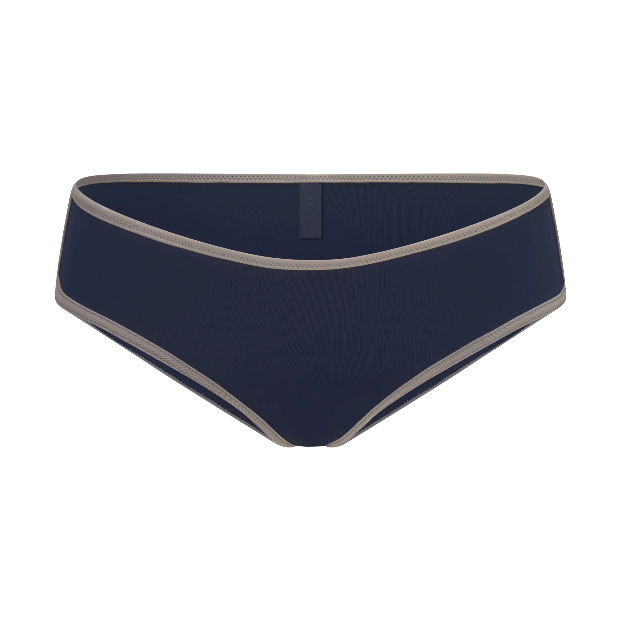 SIGNATURE SWIM HIPSTER BIKINI BOTTOM | NAVY CONTRAST