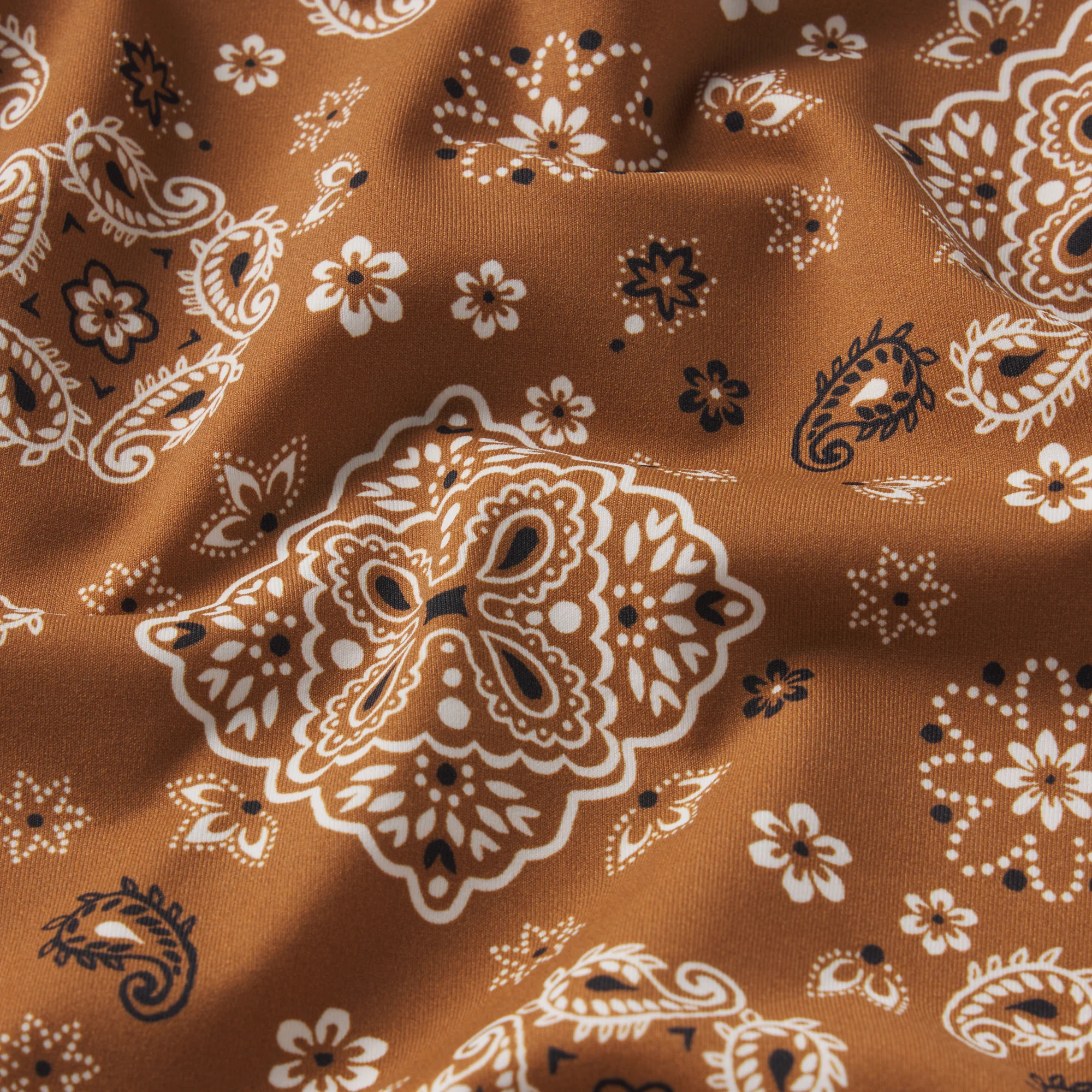 SIGNATURE SWIM SCOOP NECK ONE PIECE | ALMOND BANDANA - Image 6