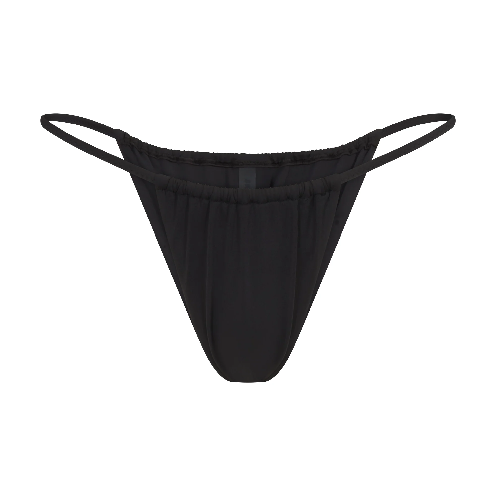 SIGNATURE SWIM STRING BIKINI BOTTOM | ONYX