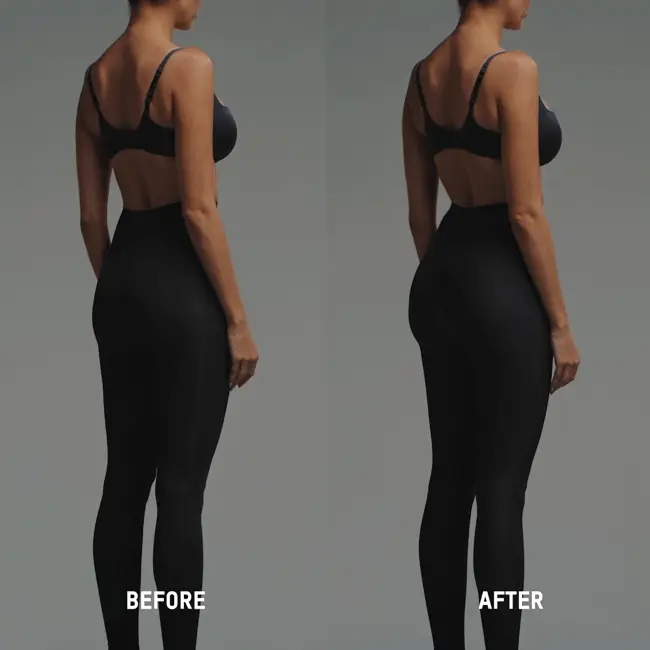 SKIMS BODY BUTT ENHANCING PADDED LEGGING | ONYX - Image 4