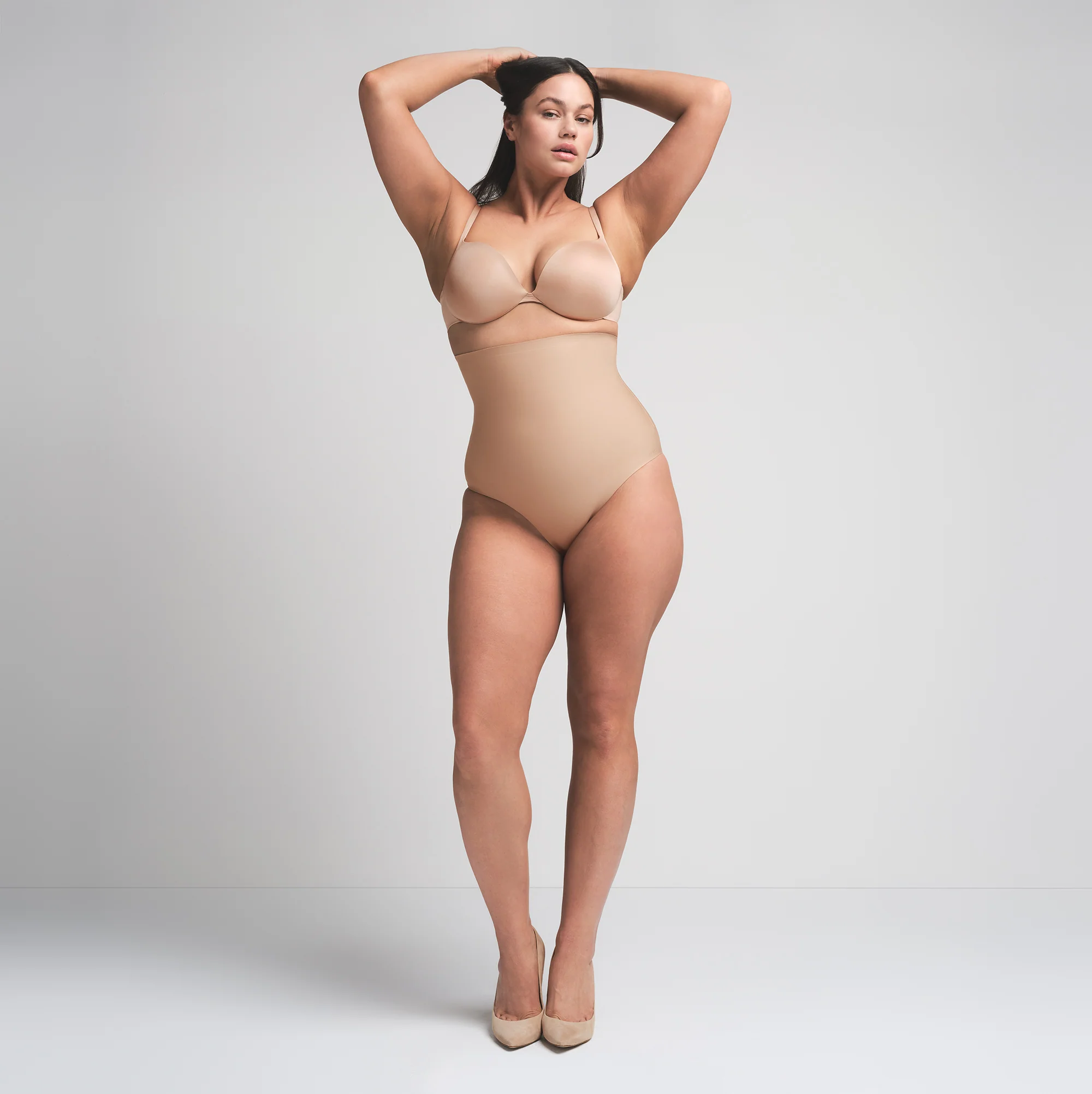 SKIMS BODY CORE SCULPT HIGH-WAISTED BRIEF | CLAY - Image 5