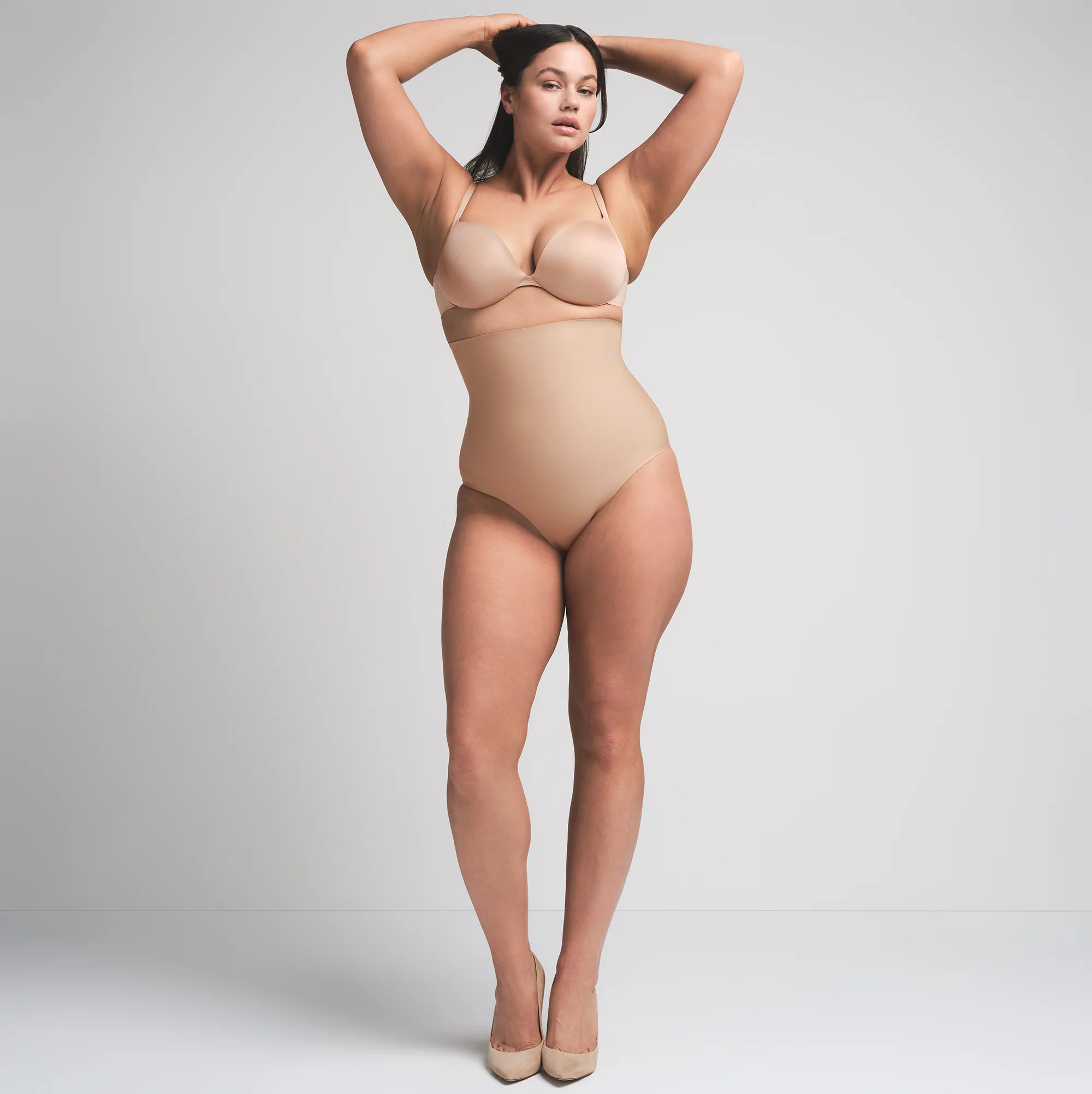 SKIMS BODY CORE SCULPT HIGH-WAISTED BRIEF | CLAY - Image 9