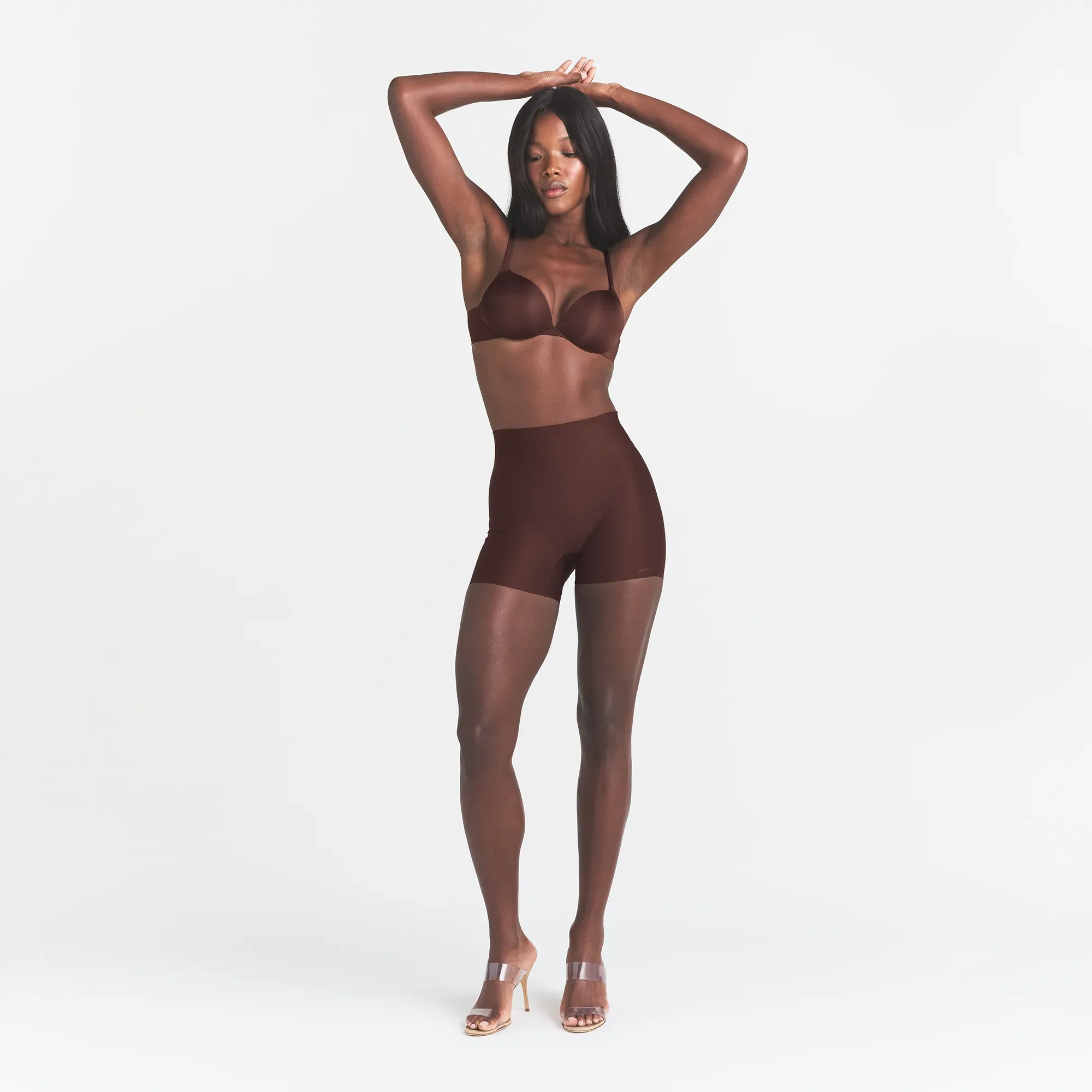 SKIMS BODY CORE SCULPT SHORTIE | COCOA - Image 2