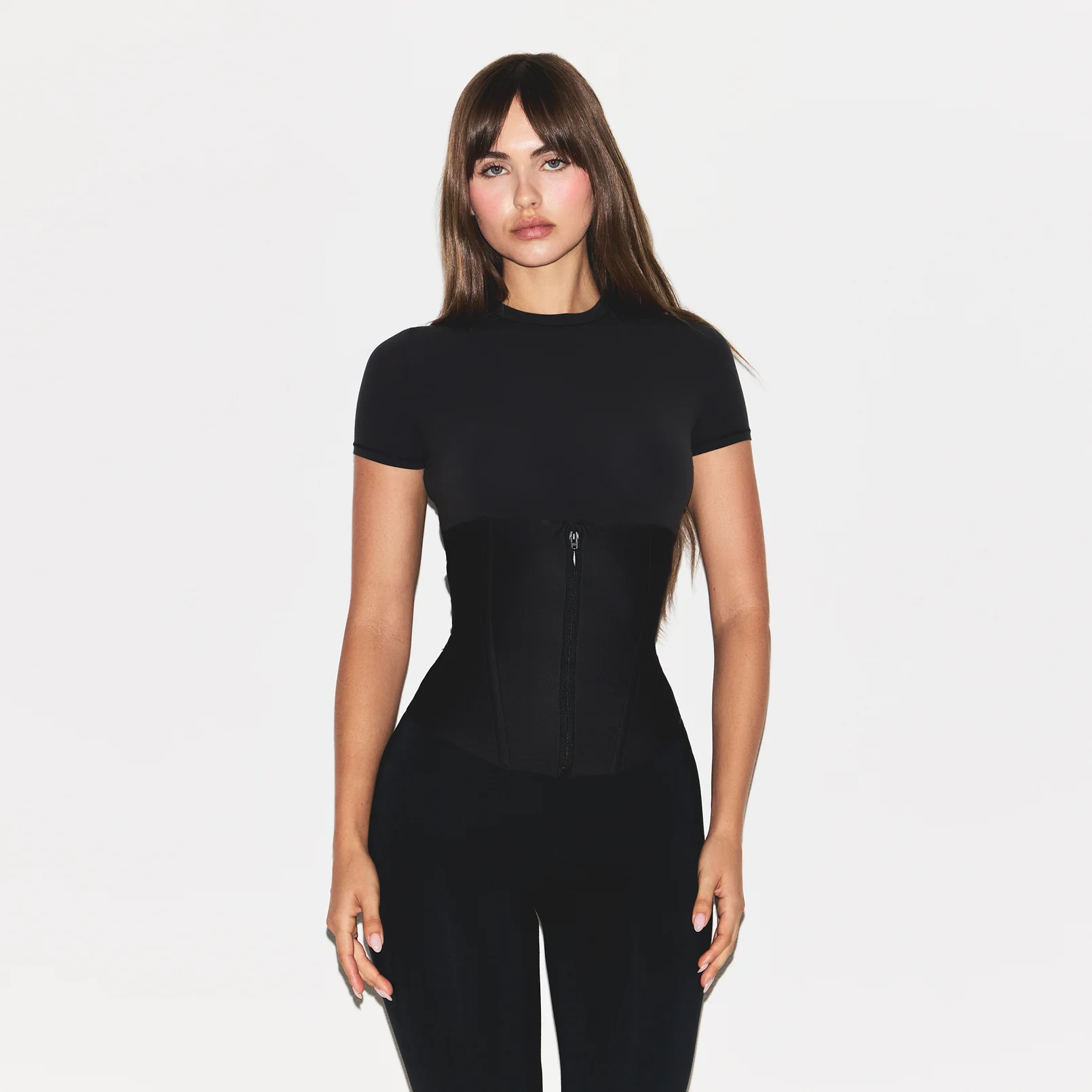 SKIMS BODY CORE SCULPT WAIST CINCHER | ONYX - Image 3