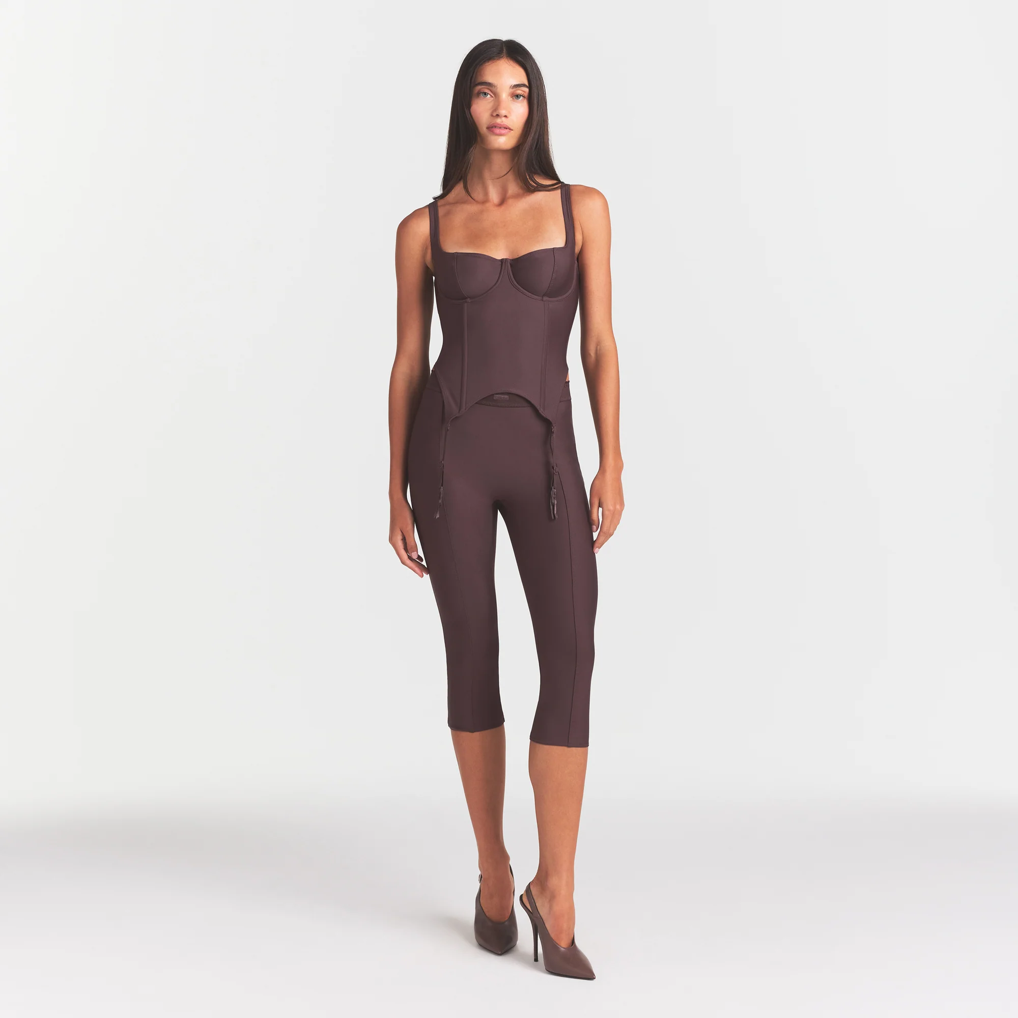 SKIMS BODY CORSET | RAISIN - Image 2