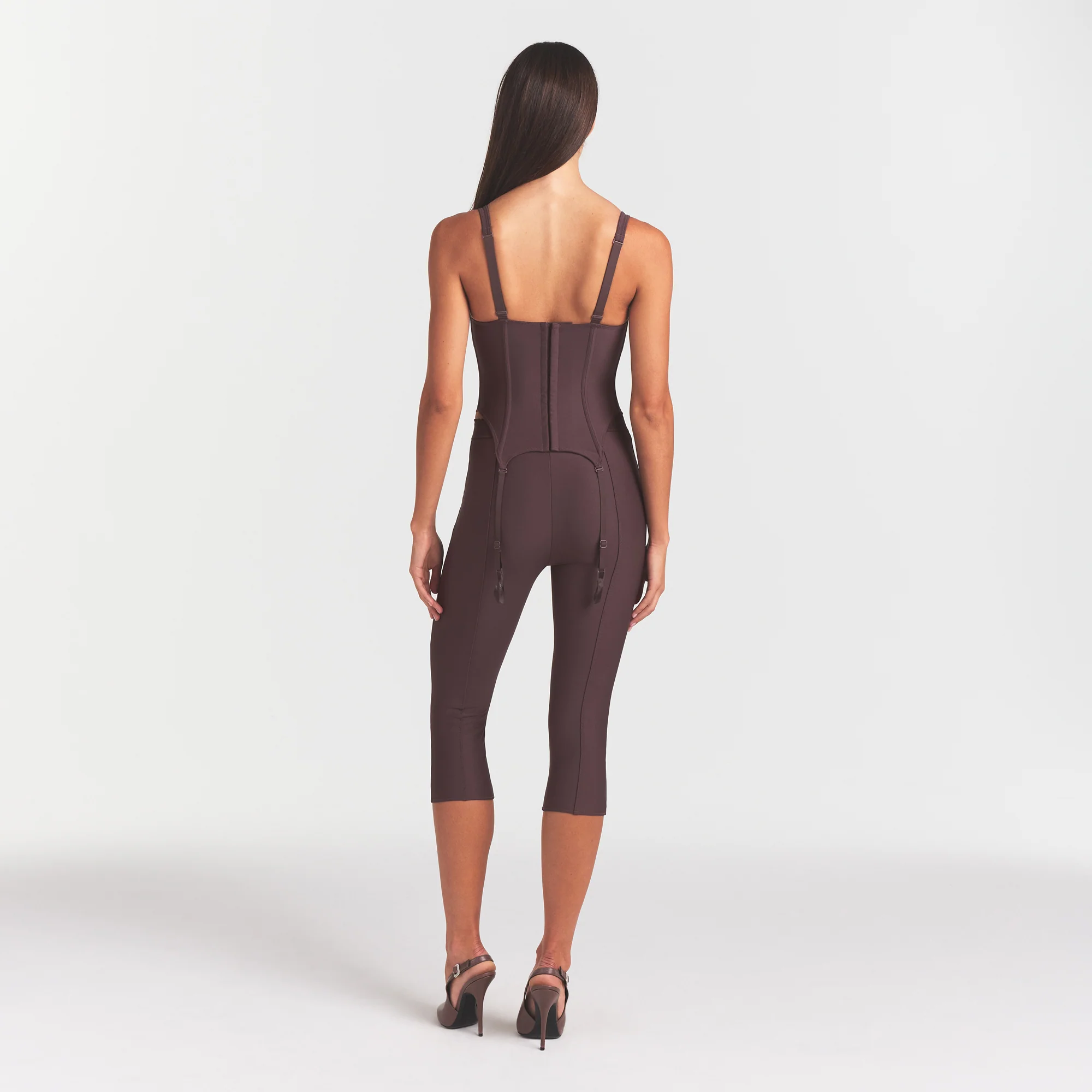 SKIMS BODY CORSET | RAISIN - Image 5