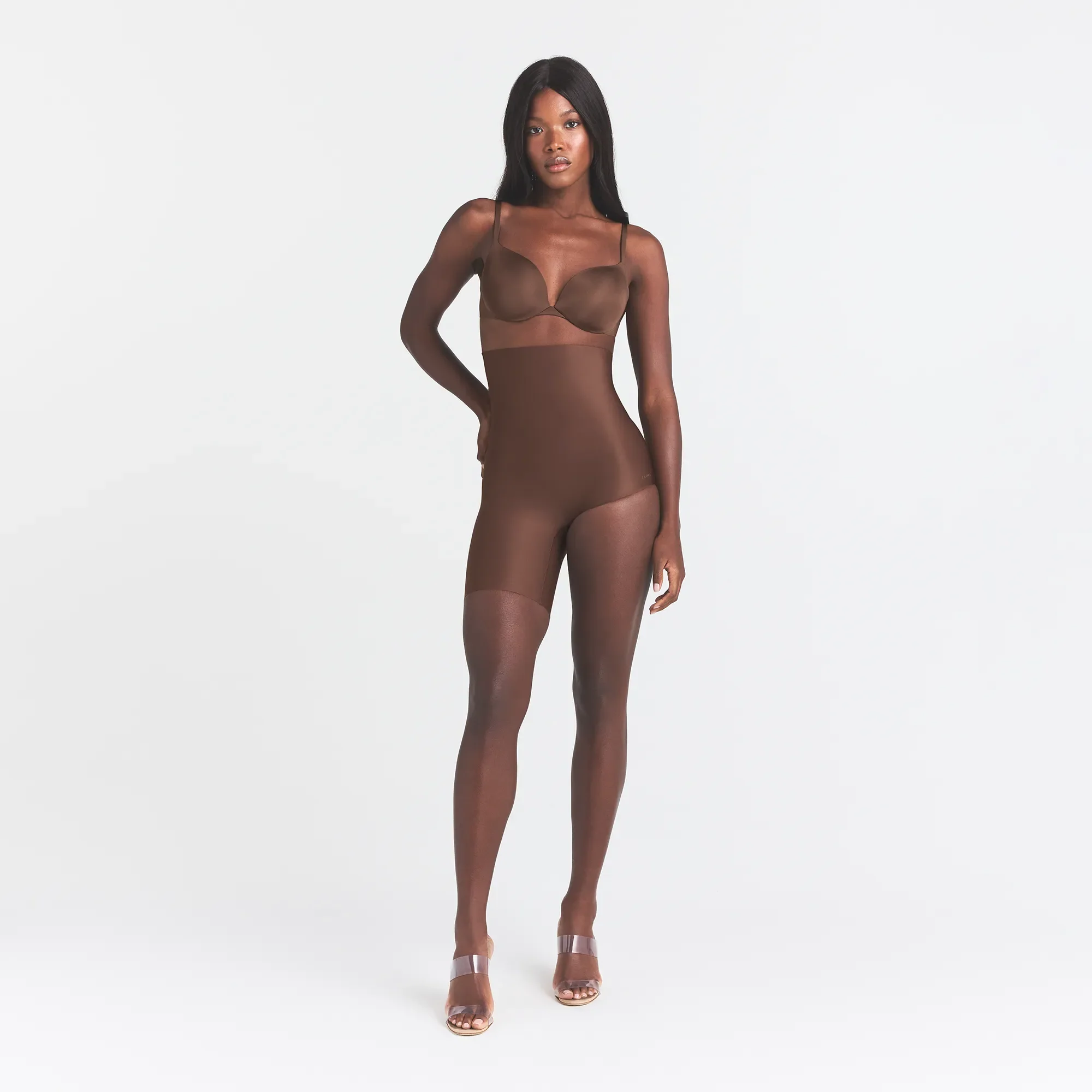 SKIMS BODY LEFT LEG SOLUTION SHORT | JASPER - Image 2