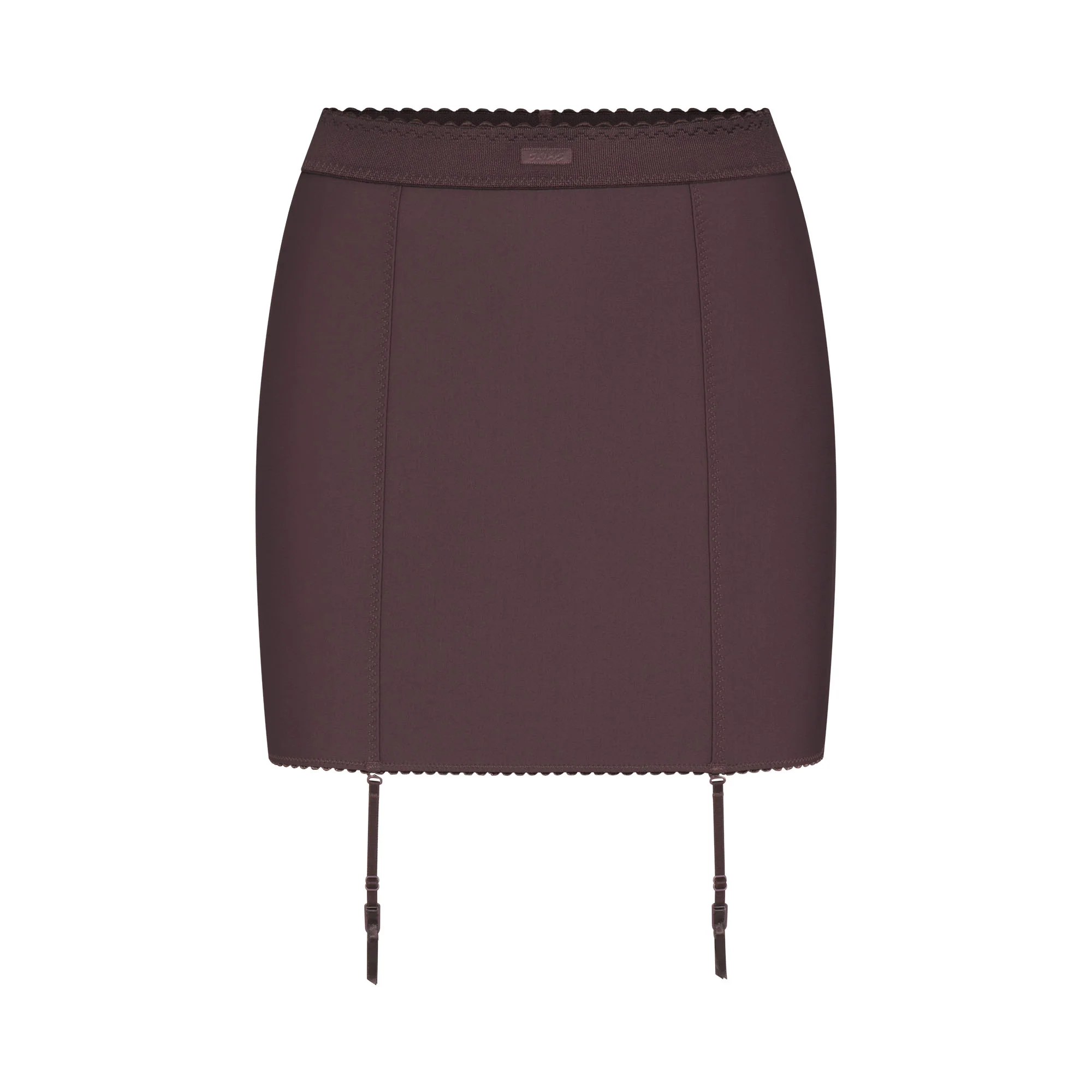 SKIMS BODY MINI GARTER SKIRT | RAISIN