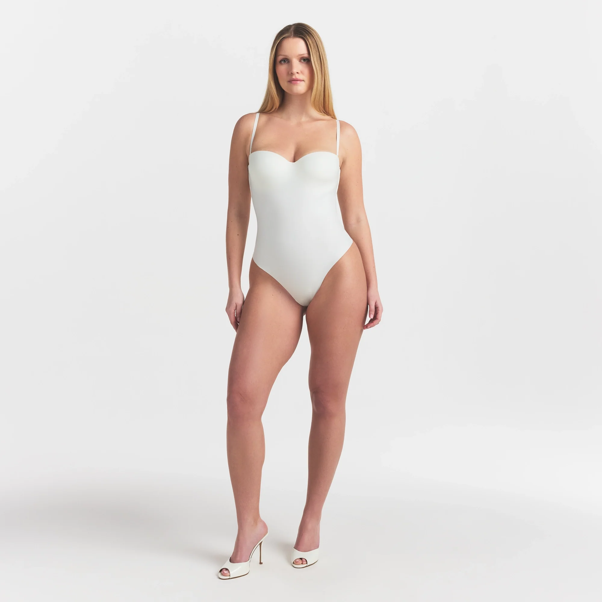 SKIMS BODY UNDERWIRE THONG BODYSUIT | IVORY - Image 2