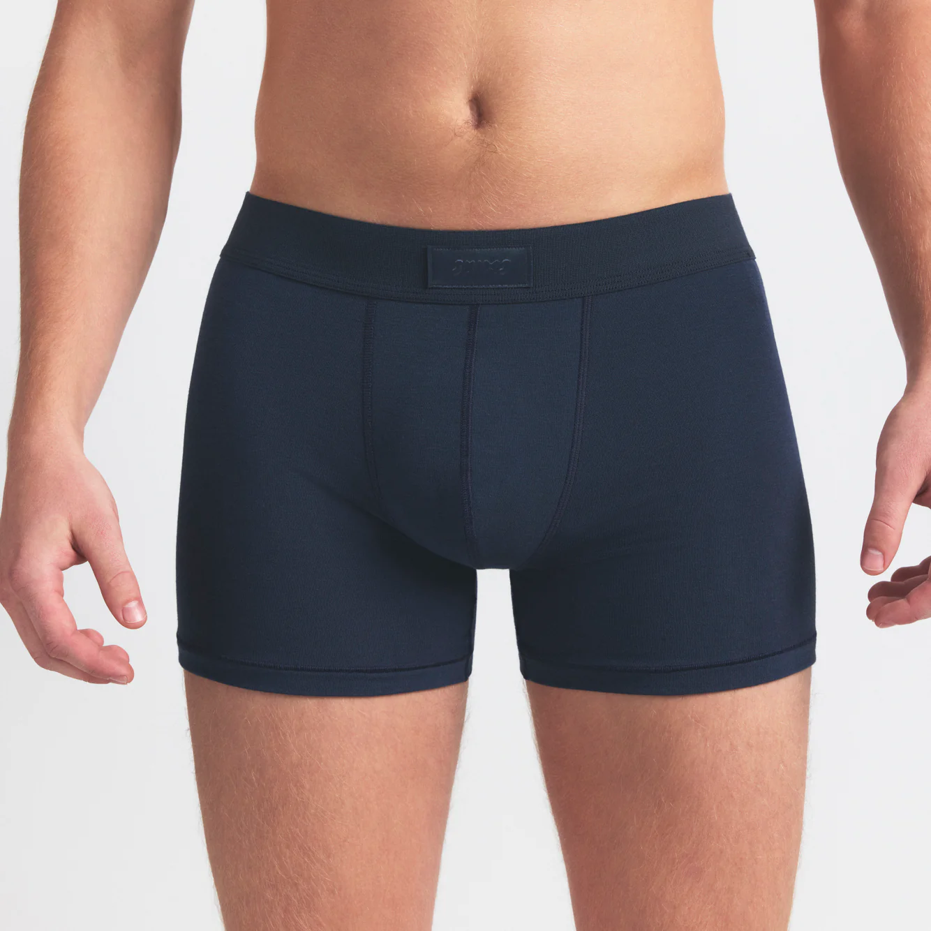 SKIMS COTTON MENS 3" BOXER BRIEF 3-PACK | BLUE BLACK MULTI - Image 3