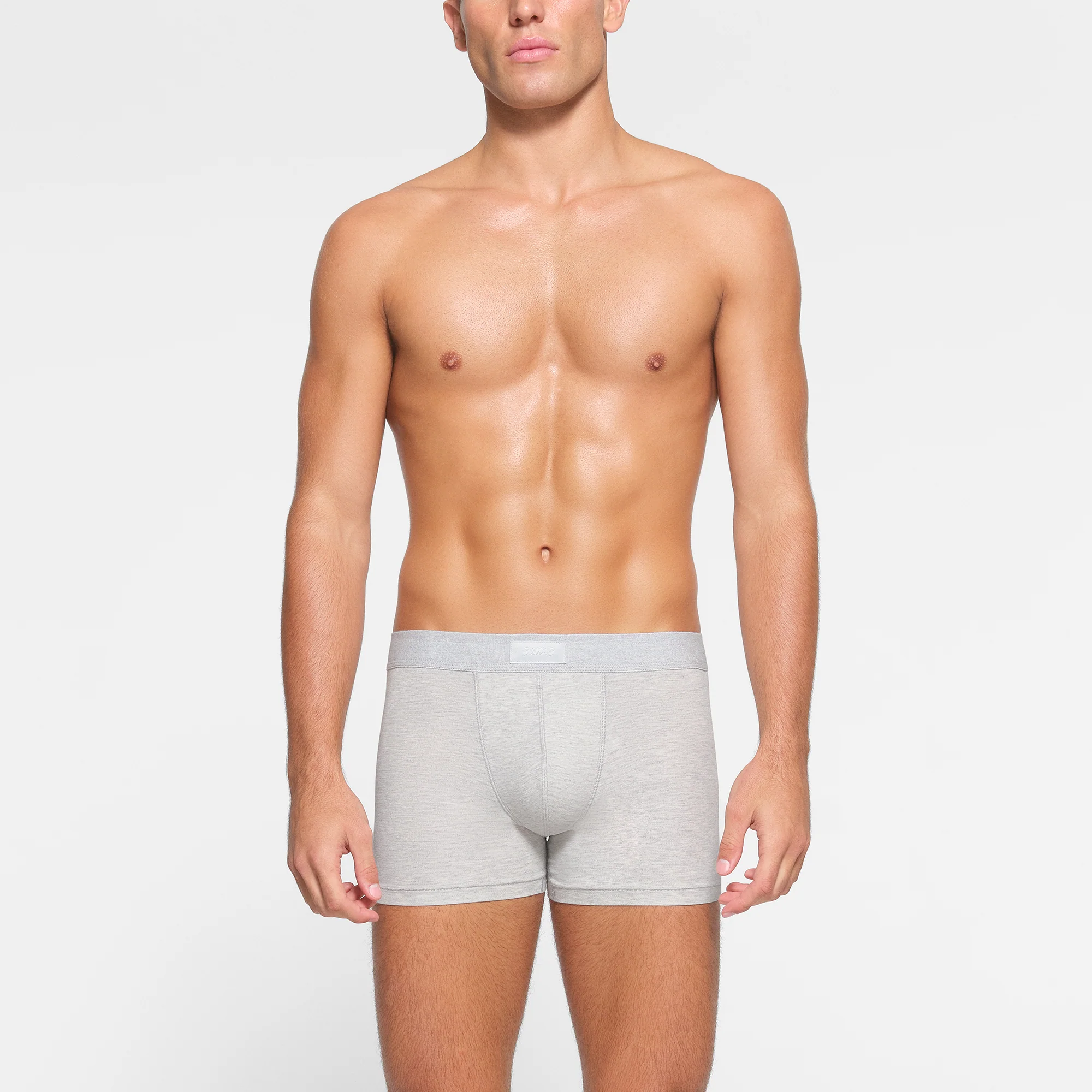 SKIMS COTTON MENS 3" BOXER BRIEF 3-PACK | HEATHER MULTI - Image 2