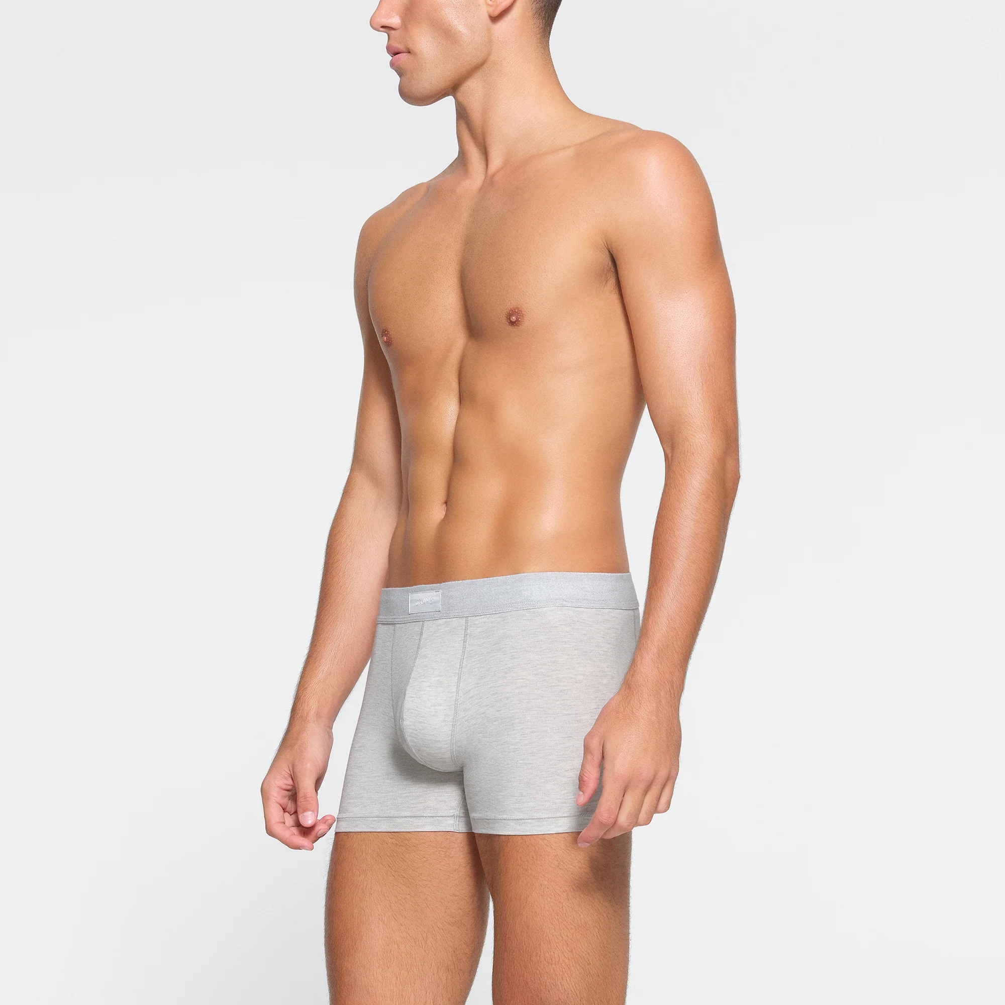 SKIMS COTTON MENS 3" BOXER BRIEF 3-PACK | HEATHER MULTI - Image 3