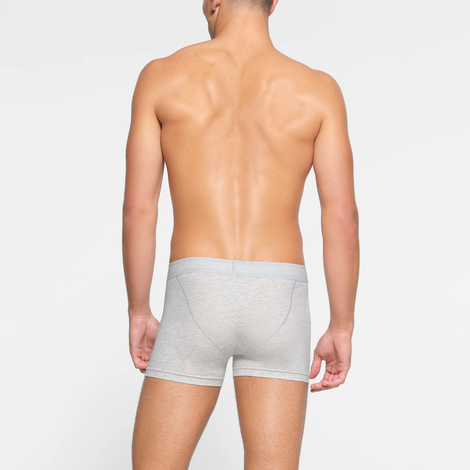 SKIMS COTTON MENS 3" BOXER BRIEF 3-PACK | HEATHER MULTI - Image 4