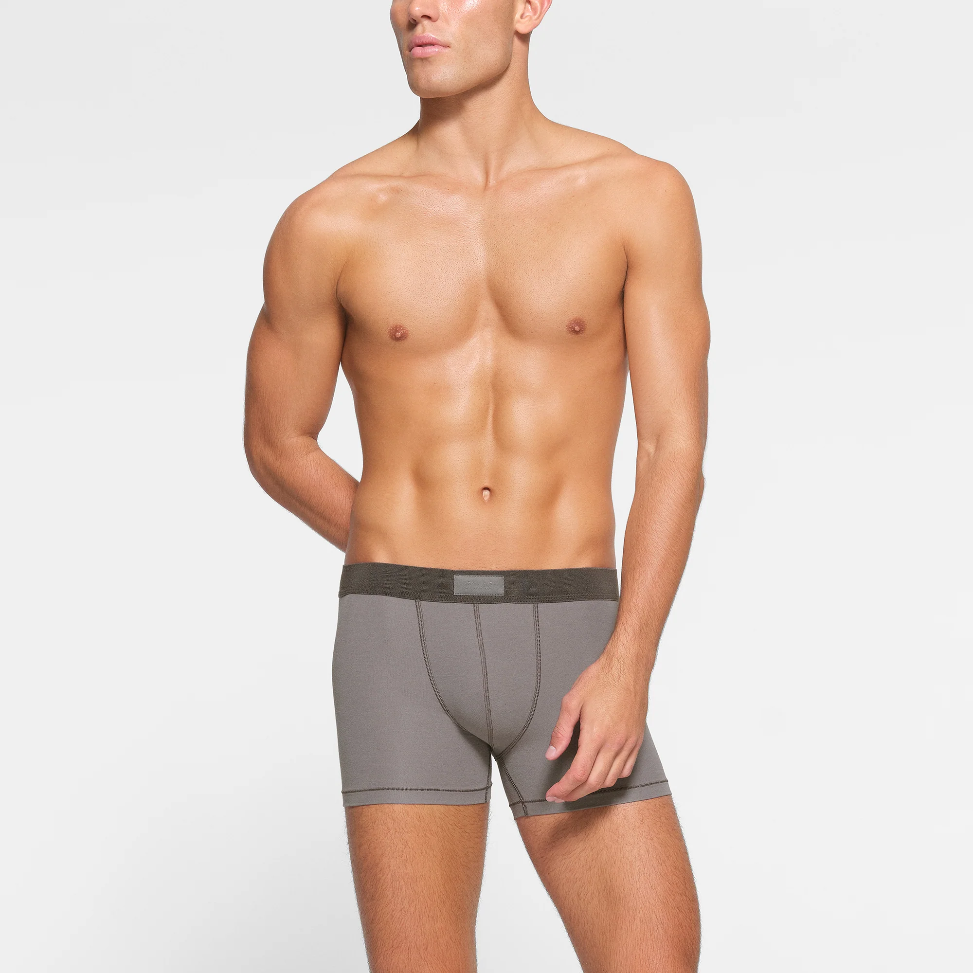 SKIMS COTTON MENS 3" BOXER BRIEF 3-PACK | HEATHER MULTI - Image 5