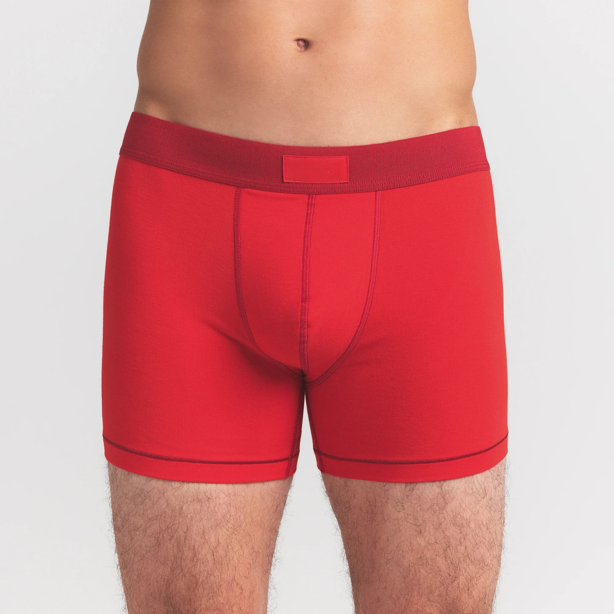 SKIMS COTTON MENS 3" BOXER BRIEF 3-PACK | RUBY ESPRESSO MULTI - Image 3