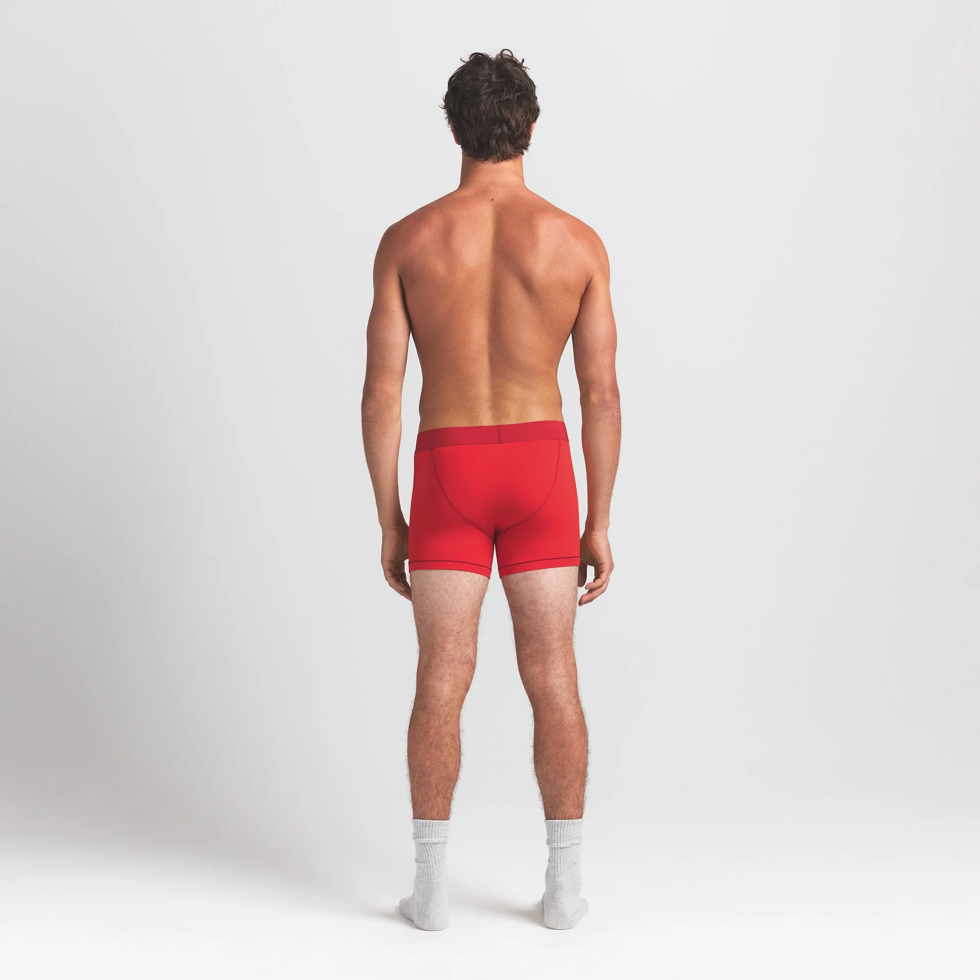 SKIMS COTTON MENS 3" BOXER BRIEF 3-PACK | RUBY ESPRESSO MULTI - Image 4