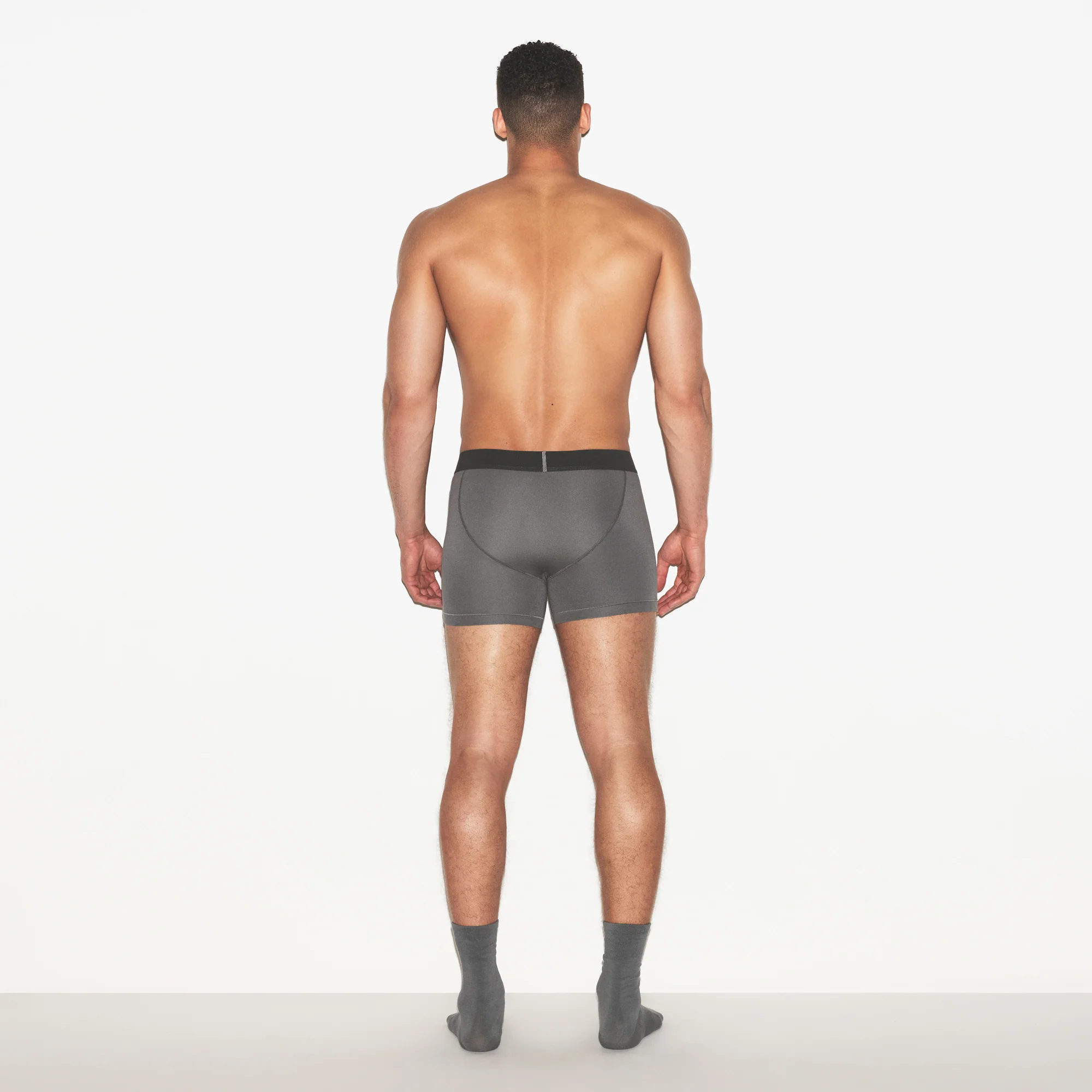 SKIMS COTTON MENS 3" BOXER BRIEF 3-PACK | RUSSET MULTI - Image 8