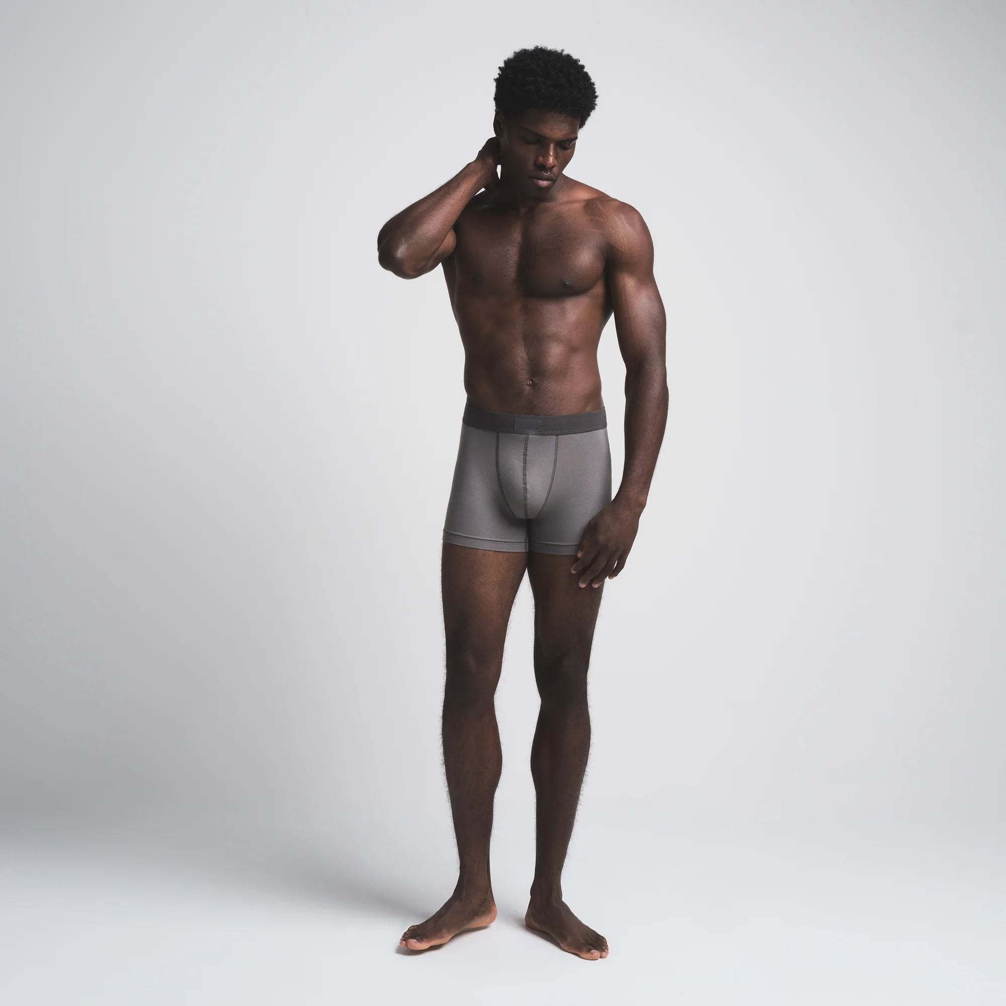 SKIMS COTTON MENS 3" BOXER BRIEF 5-PACK | HEATHER MULTI - Image 3