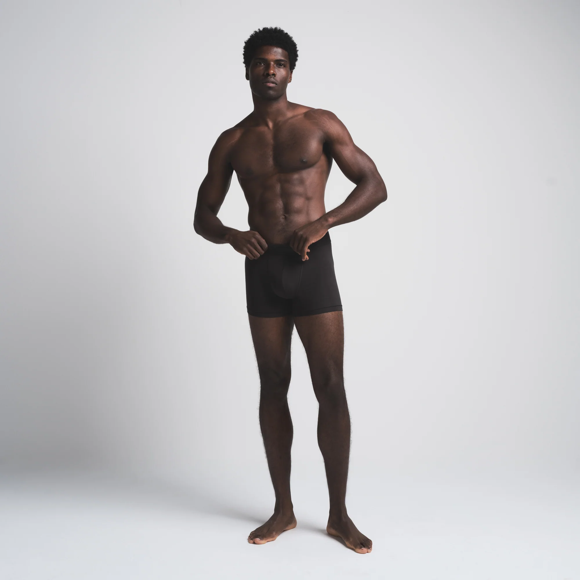 SKIMS COTTON MENS 3" BOXER BRIEF 5-PACK | HEATHER MULTI - Image 4