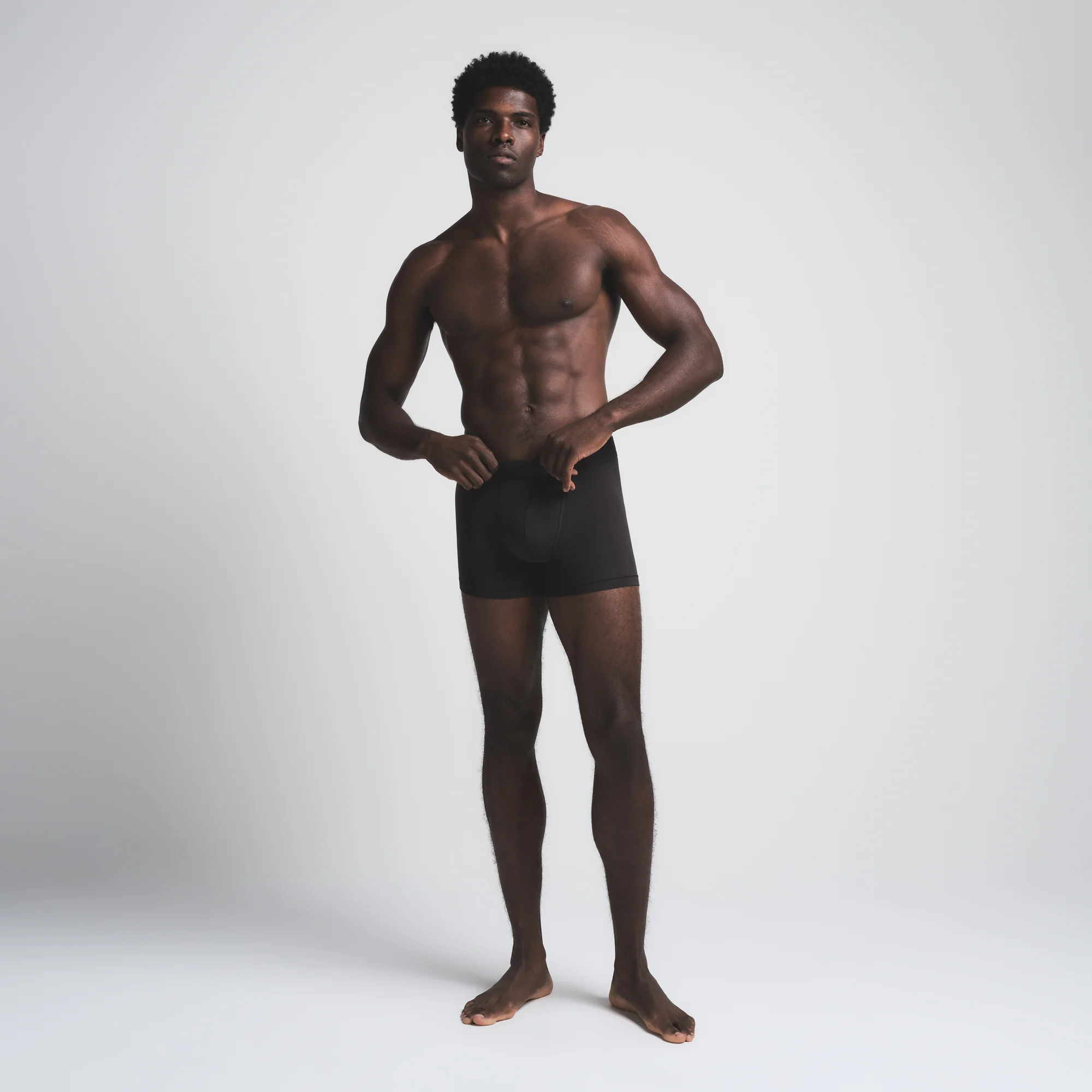 SKIMS COTTON MENS 3" BOXER BRIEF 5-PACK | ONYX - Image 2