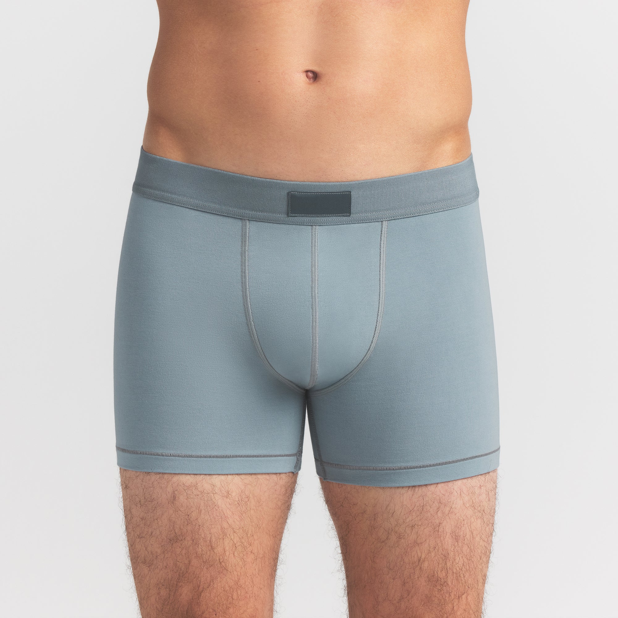 SKIMS COTTON MENS 3" BOXER BRIEF | SKY - Image 3