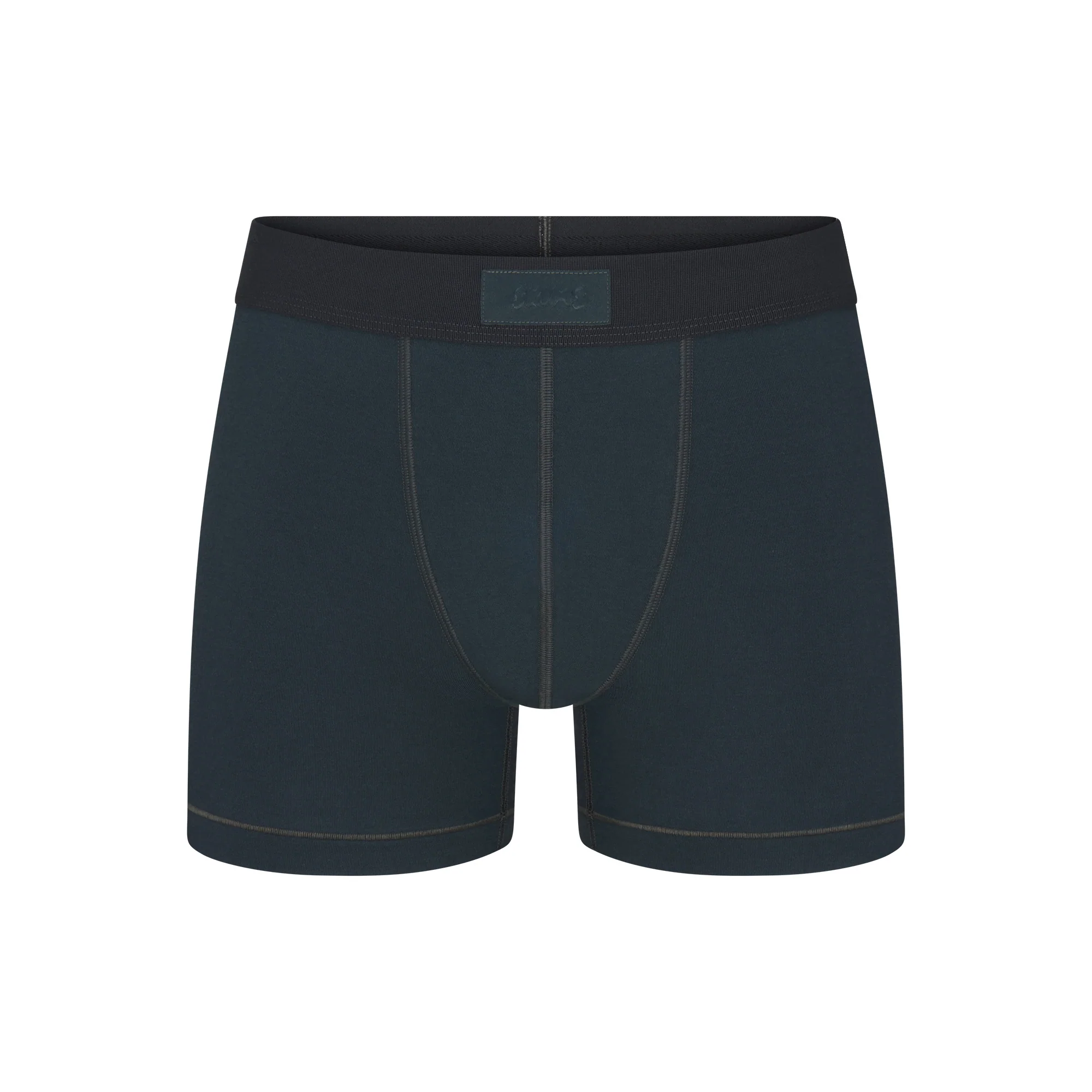 SKIMS COTTON MENS 3" BOXER BRIEF | VERDANT