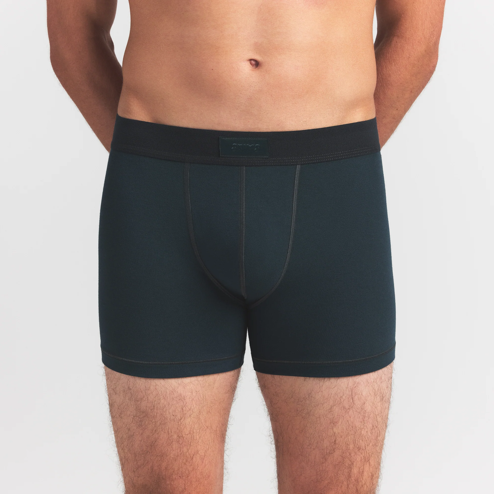 SKIMS COTTON MENS 3" BOXER BRIEF | VERDANT - Image 3