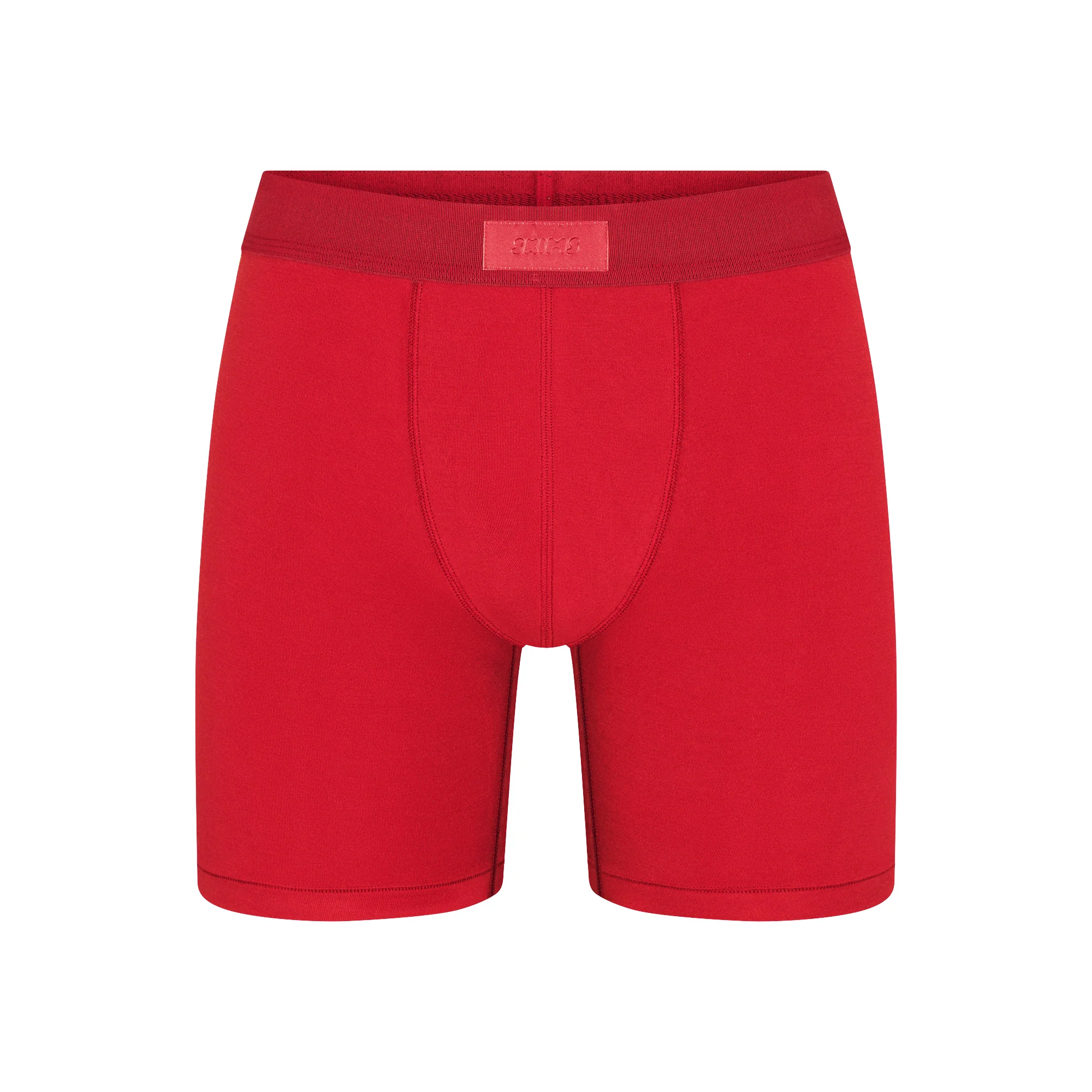 SKIMS COTTON MENS 5" BOXER BRIEF 3-PACK | RUBY ESPRESSO MULTI - Image 2