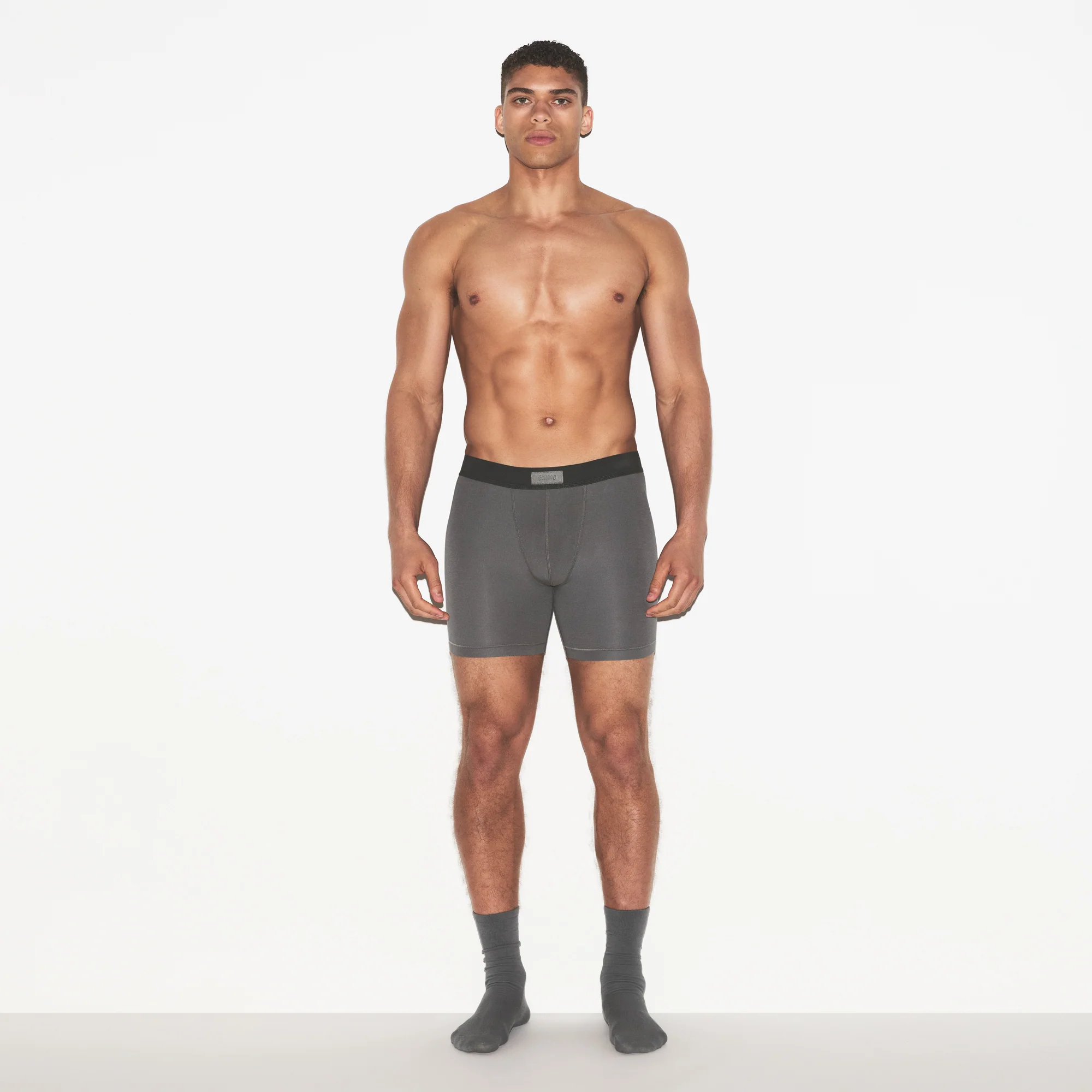 SKIMS COTTON MENS 5" BOXER BRIEF 3-PACK | RUSSET MULTI - Image 10