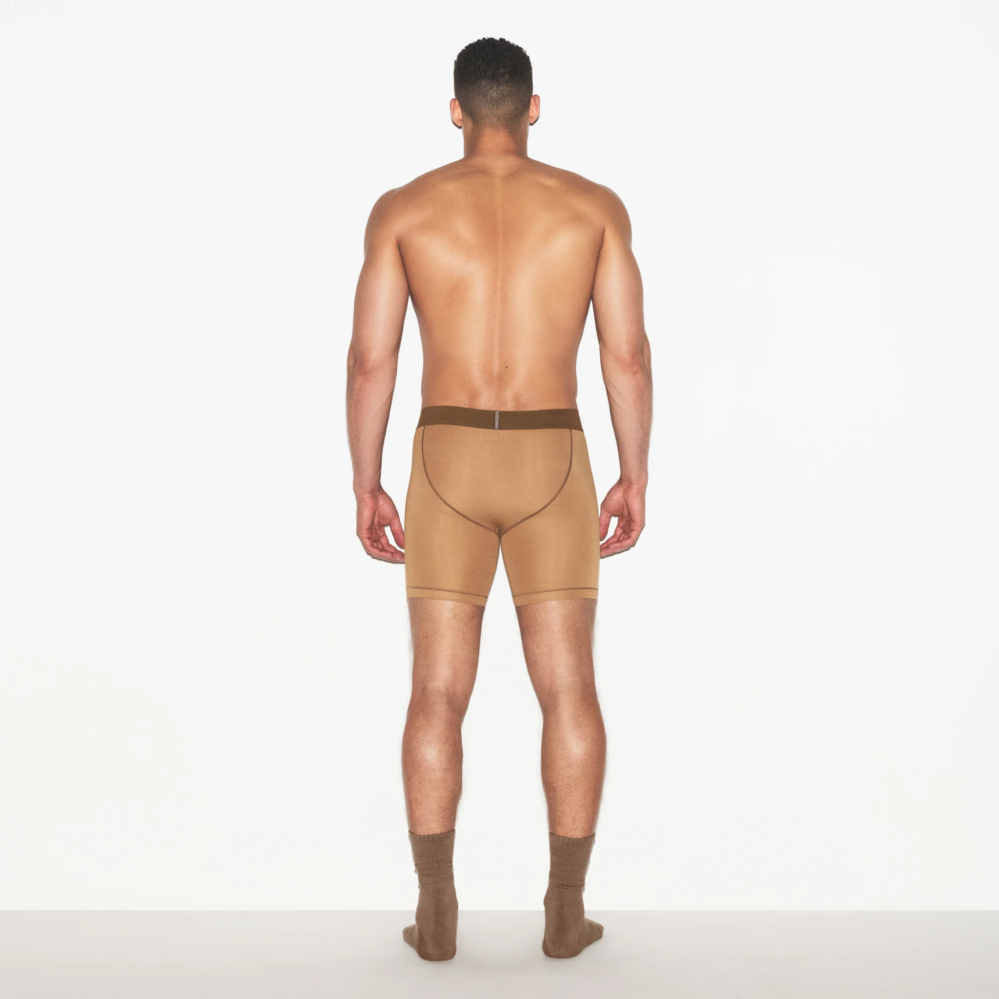 SKIMS COTTON MENS 5" BOXER BRIEF 3-PACK | RUSSET MULTI - Image 3