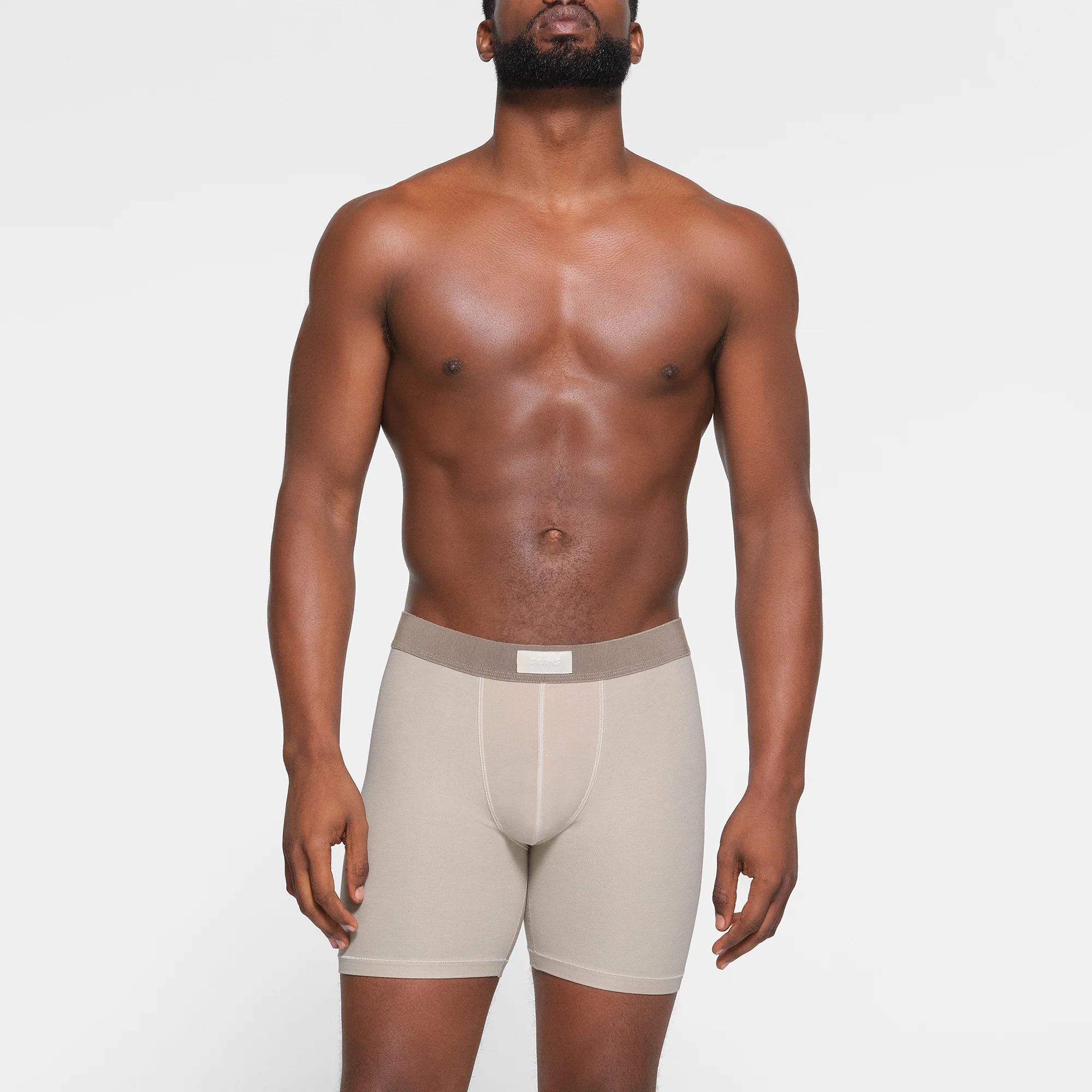 SKIMS COTTON MENS 5" BOXER BRIEF 3-PACK | STONE MULTI - Image 2