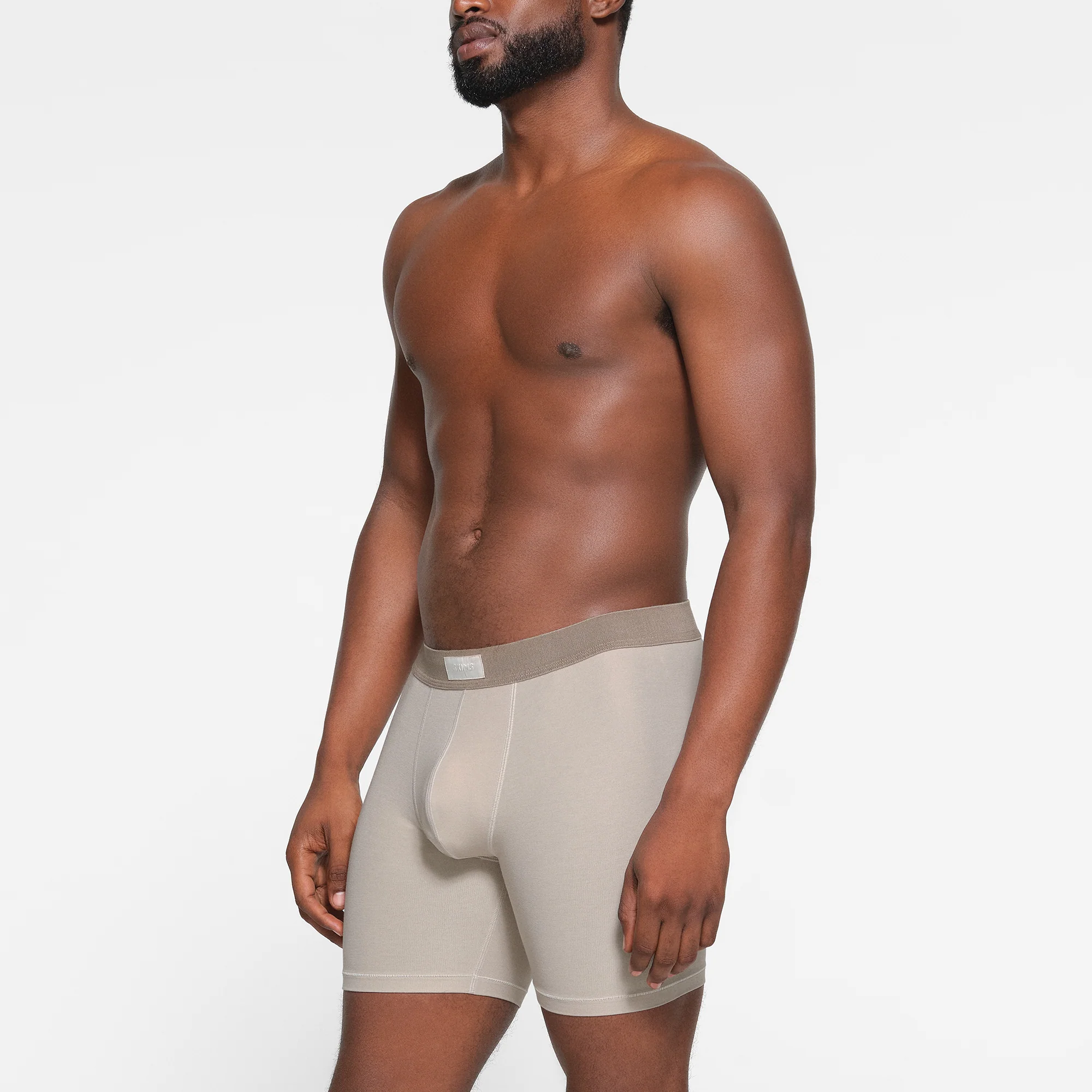 SKIMS COTTON MENS 5" BOXER BRIEF 3-PACK | STONE MULTI - Image 3