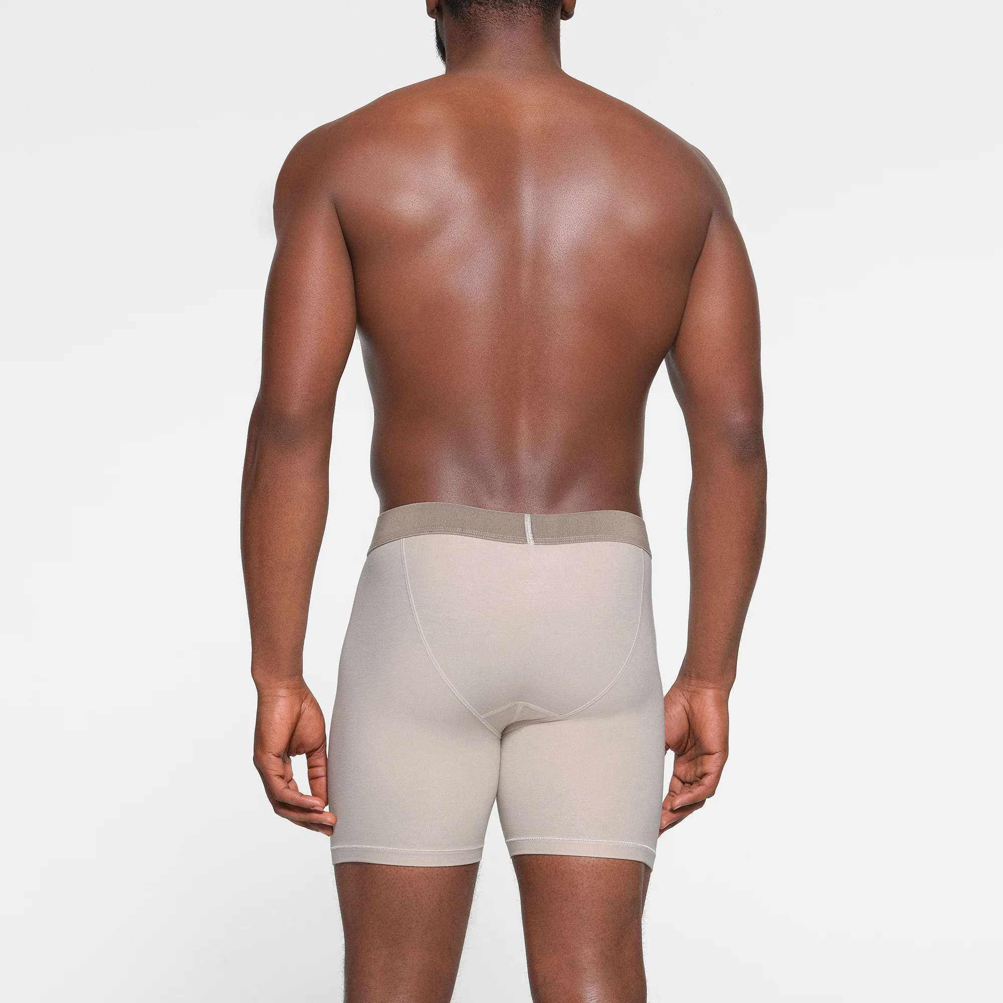 SKIMS COTTON MENS 5" BOXER BRIEF 3-PACK | STONE MULTI - Image 4