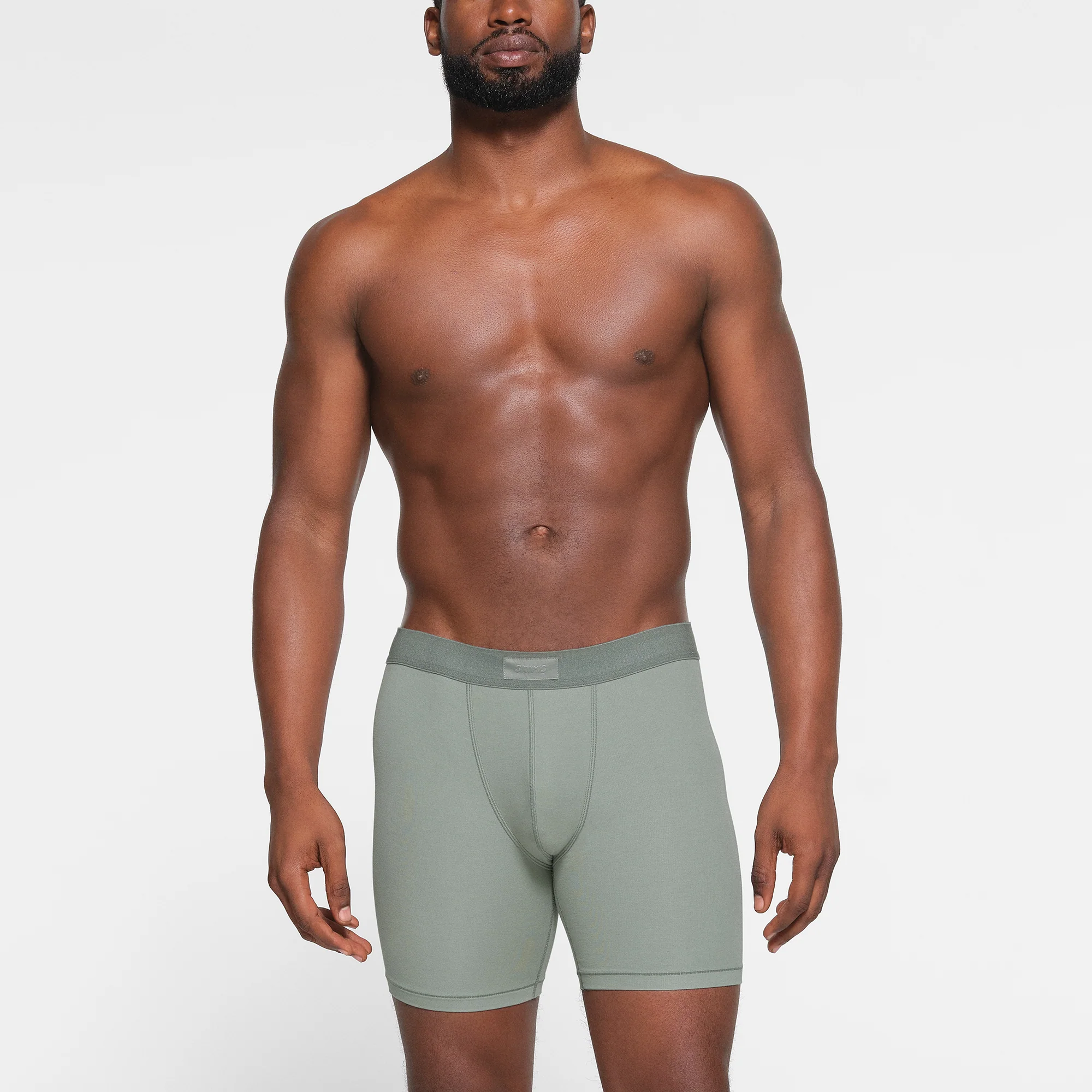 SKIMS COTTON MENS 5" BOXER BRIEF 3-PACK | STONE MULTI - Image 5