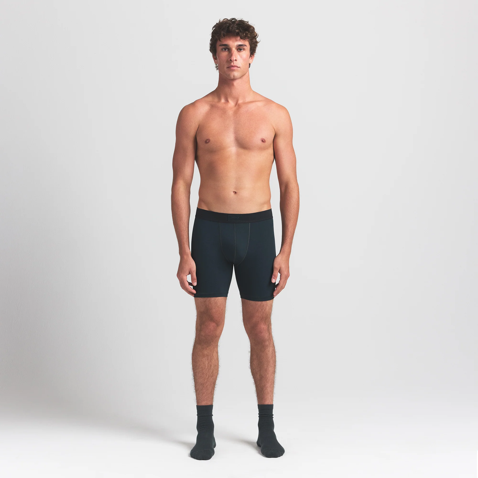 SKIMS COTTON MENS 5" BOXER BRIEF 3-PACK | VERDANT MULTI - Image 2