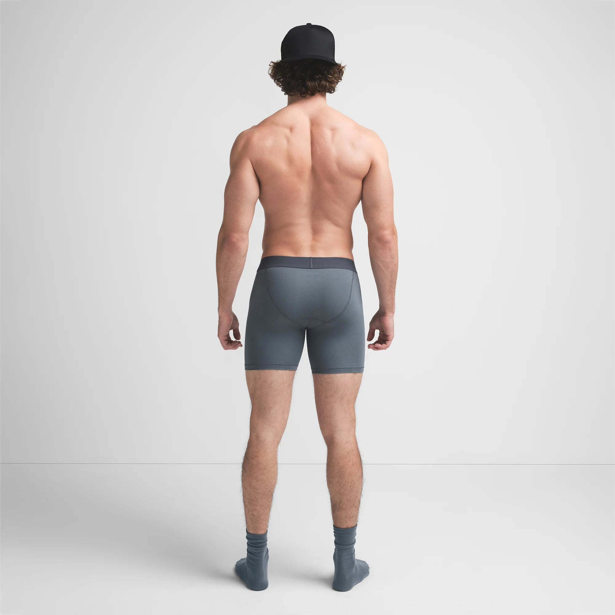 SKIMS COTTON MENS 5" BOXER BRIEF | KYANITE - Image 4
