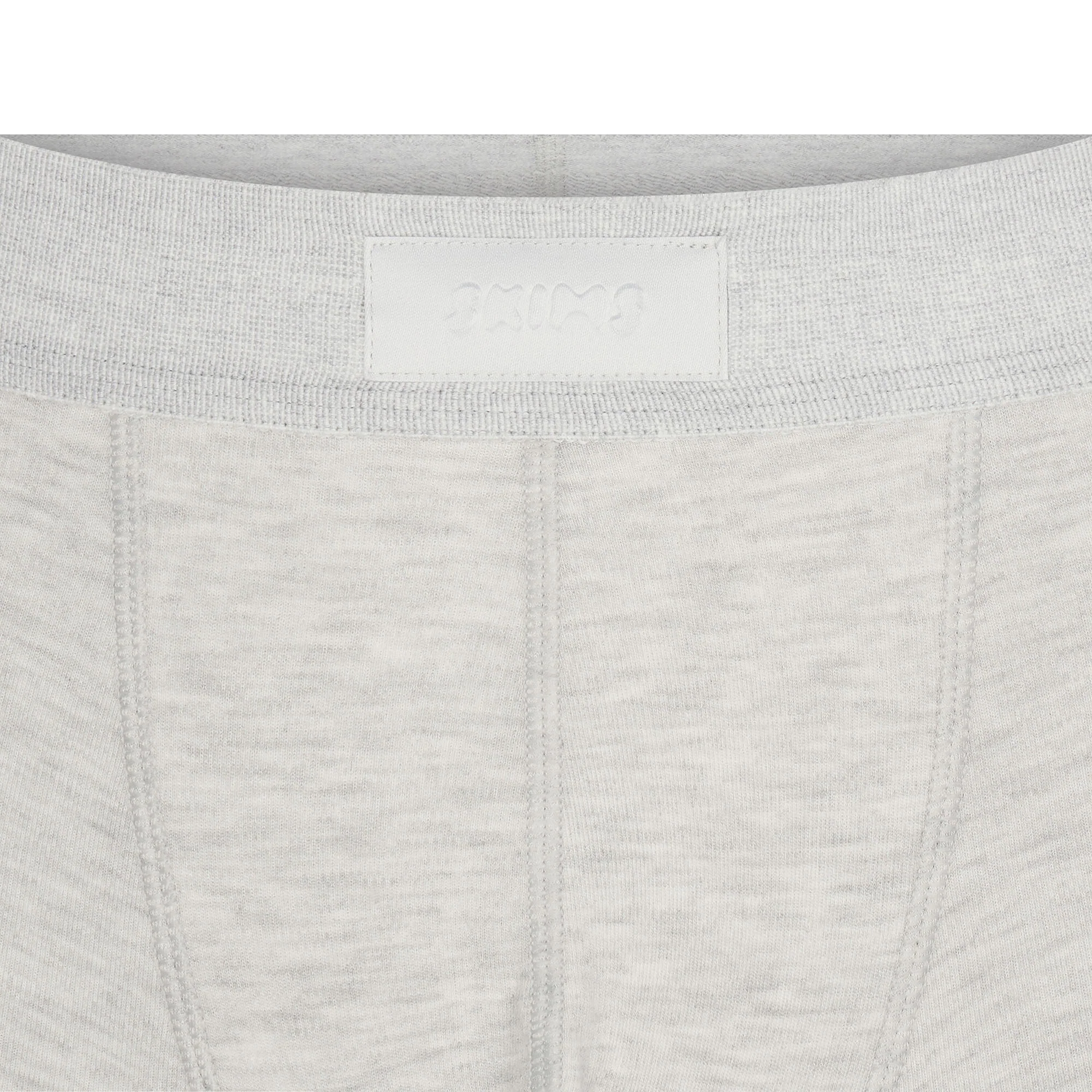SKIMS COTTON MENS 5" BOXER BRIEF | LIGHT HEATHER GREY - Image 6
