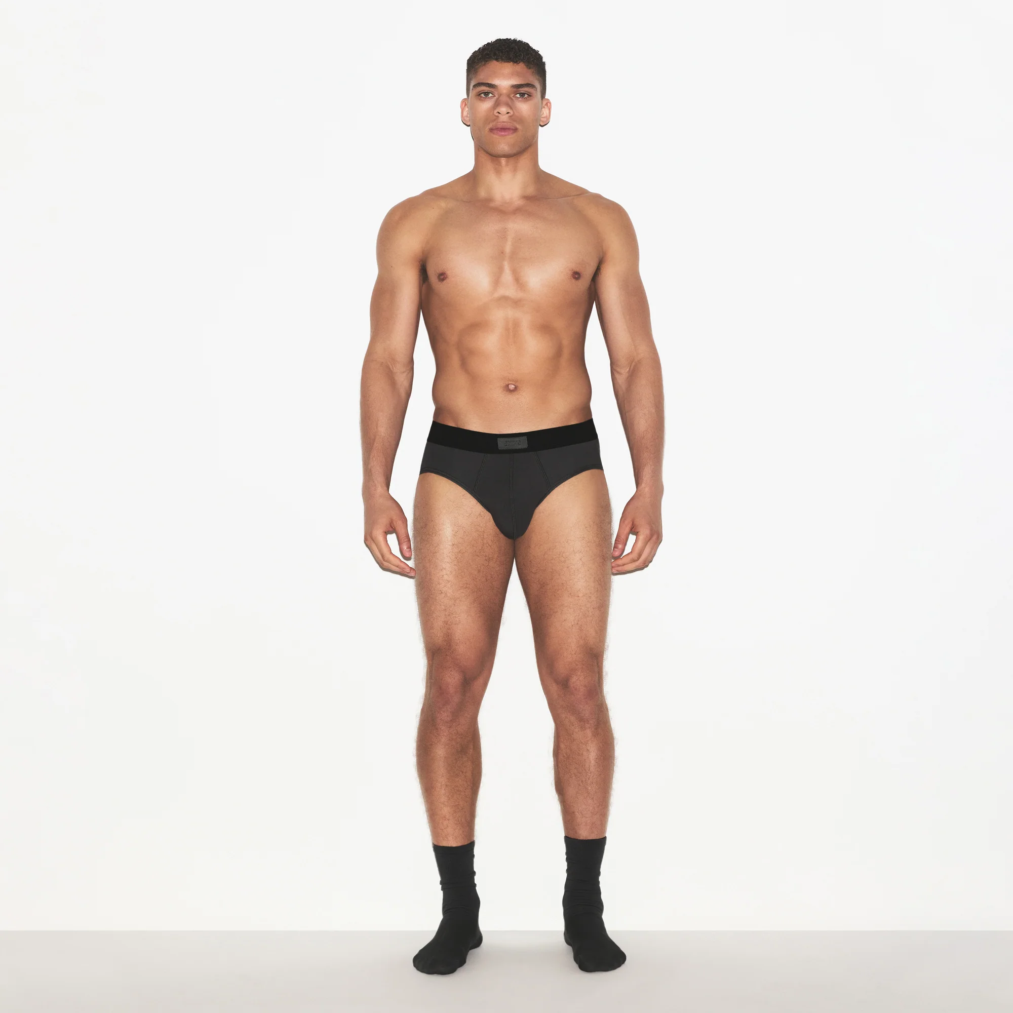 SKIMS COTTON MENS BRIEF 3-PACK | HEATHER MULTI - Image 6
