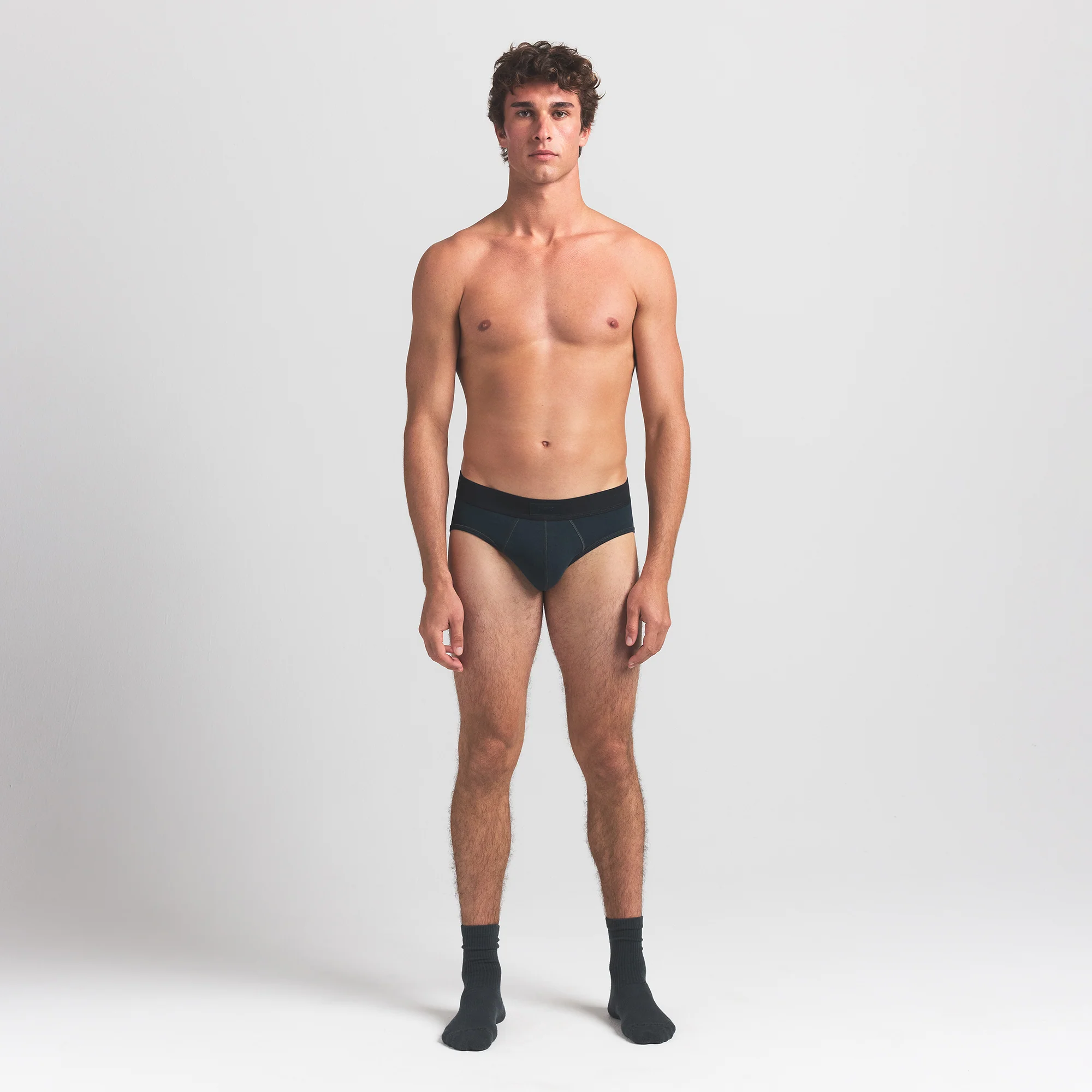 SKIMS COTTON MENS BRIEF 3-PACK | VERDANT MULTI - Image 2