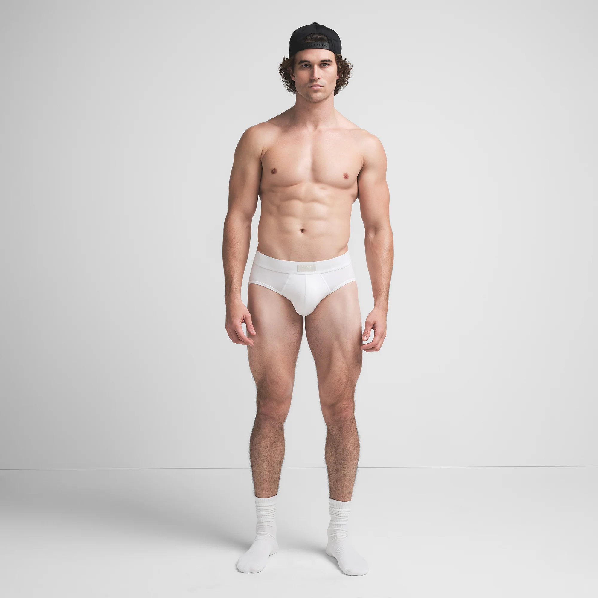 SKIMS COTTON MENS BRIEF | CHALK - Image 2