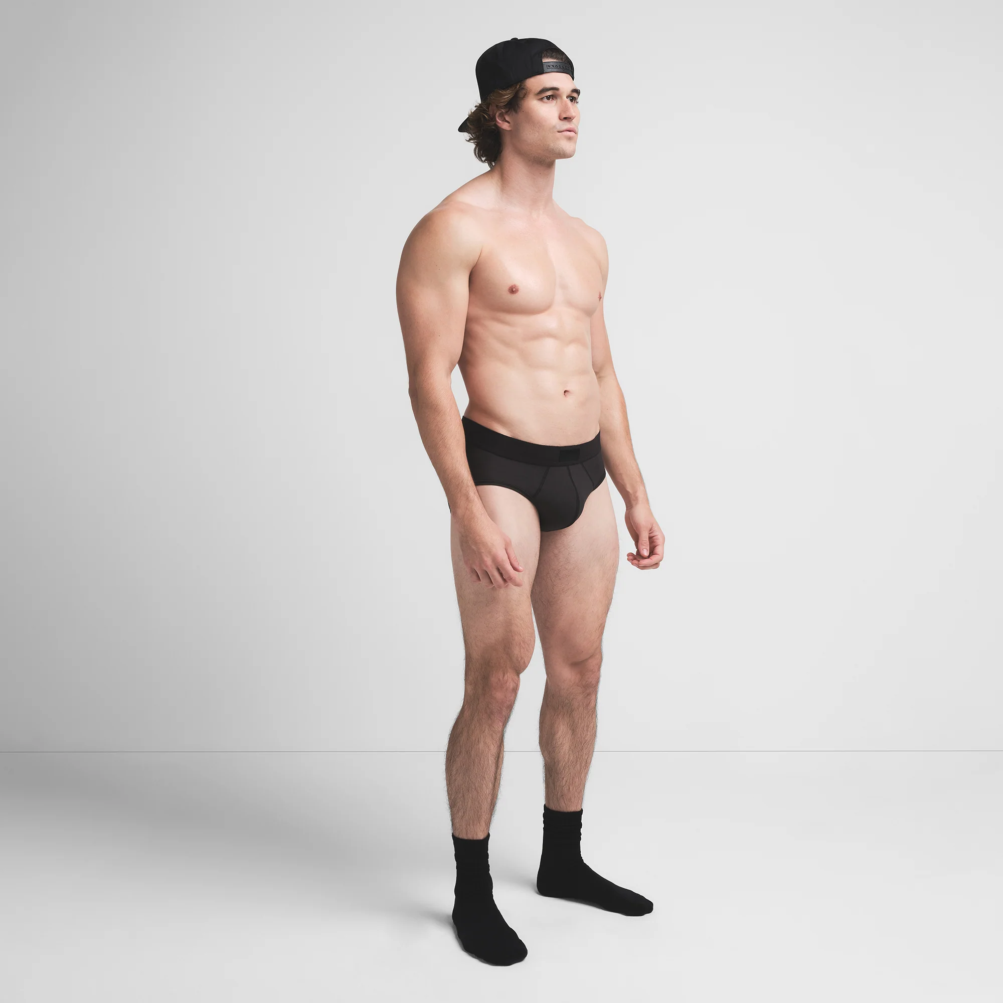 SKIMS COTTON MENS BRIEF | ONYX - Image 4