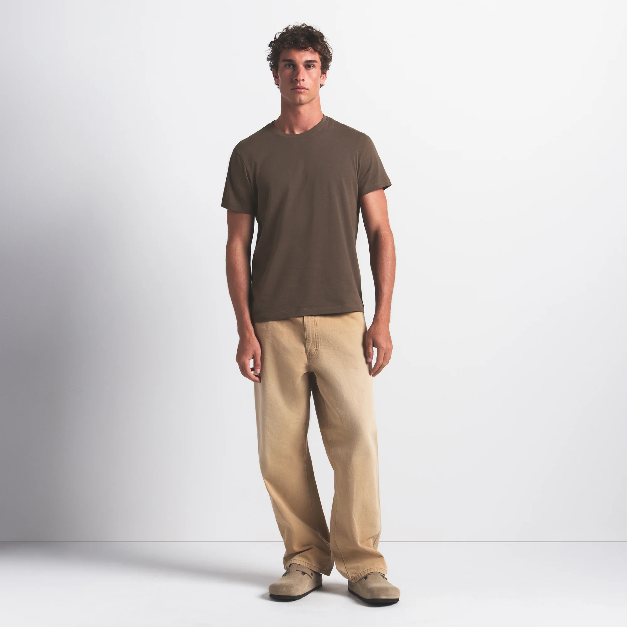 SKIMS COTTON MENS CLASSIC T-SHIRT | DRIFTWOOD - Image 4