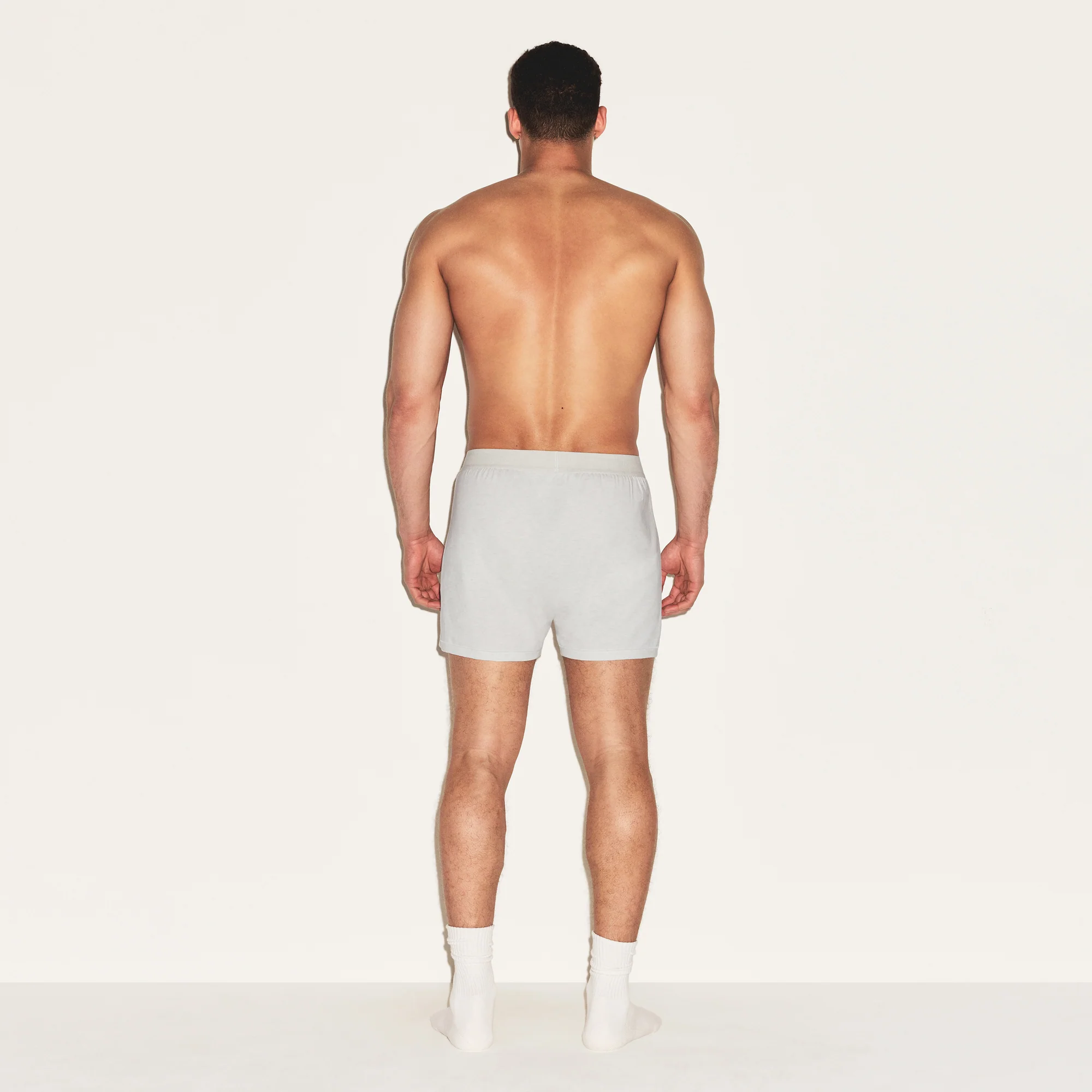 SKIMS COTTON MENS KNIT BOXER 3-PACK | HEATHER MULTI - Image 4