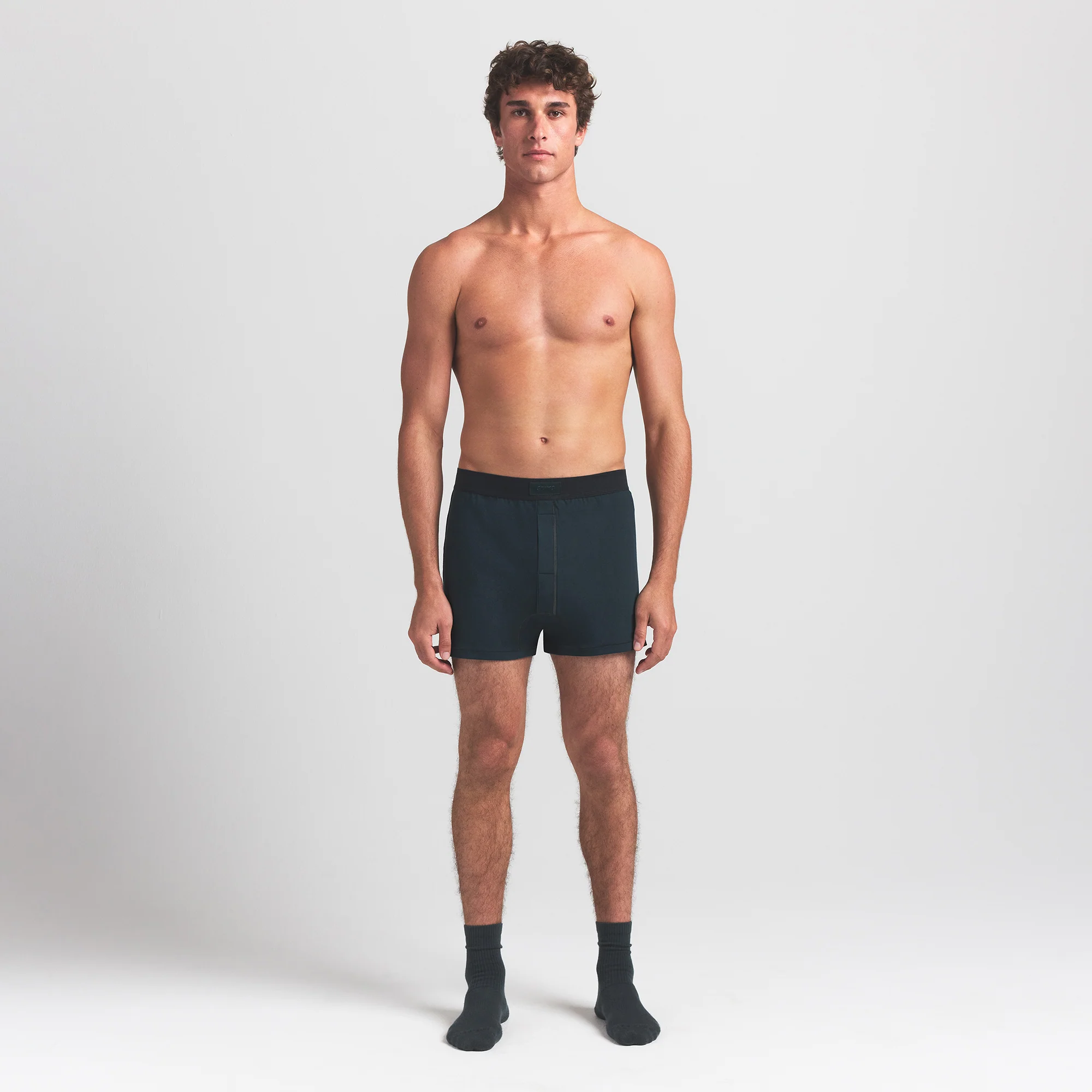 SKIMS COTTON MENS KNIT BOXER 3-PACK | VERDANT MULTI - Image 2