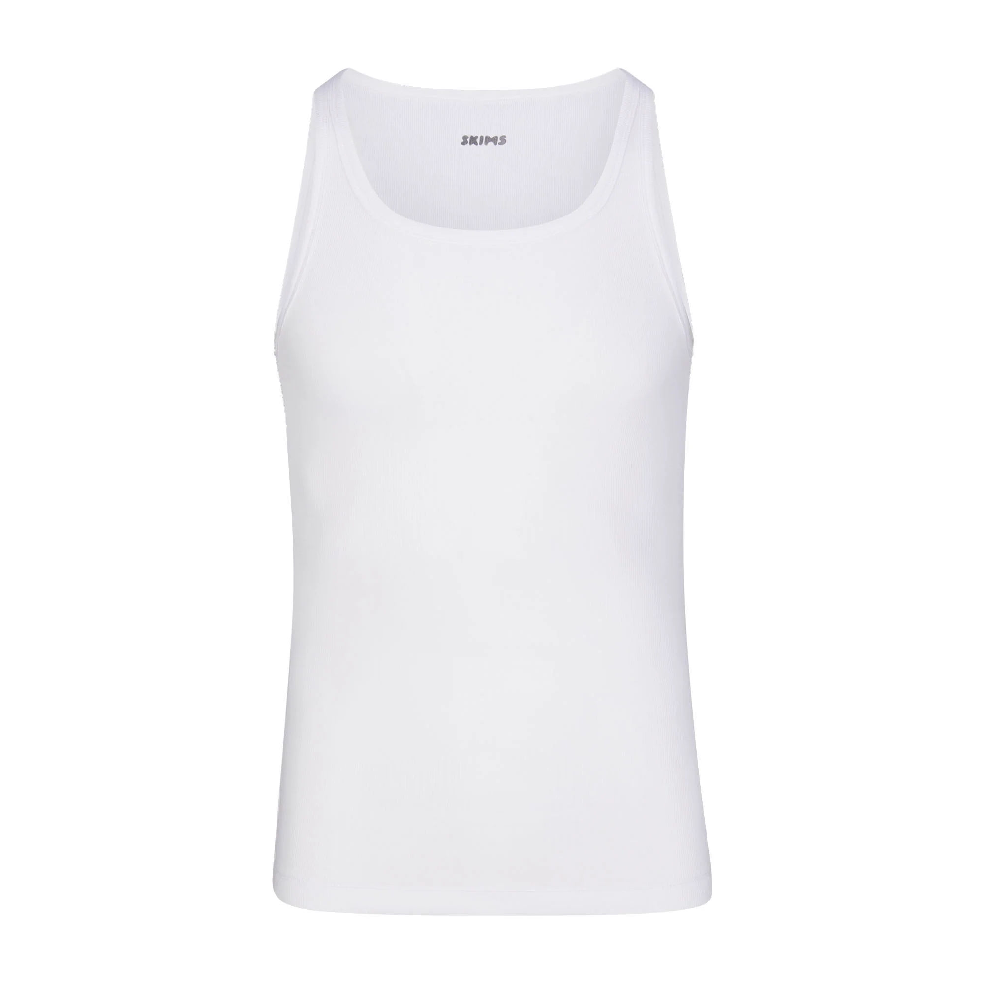 SKIMS COTTON MENS RIB TANK 3-PACK | CHALK - Image 6