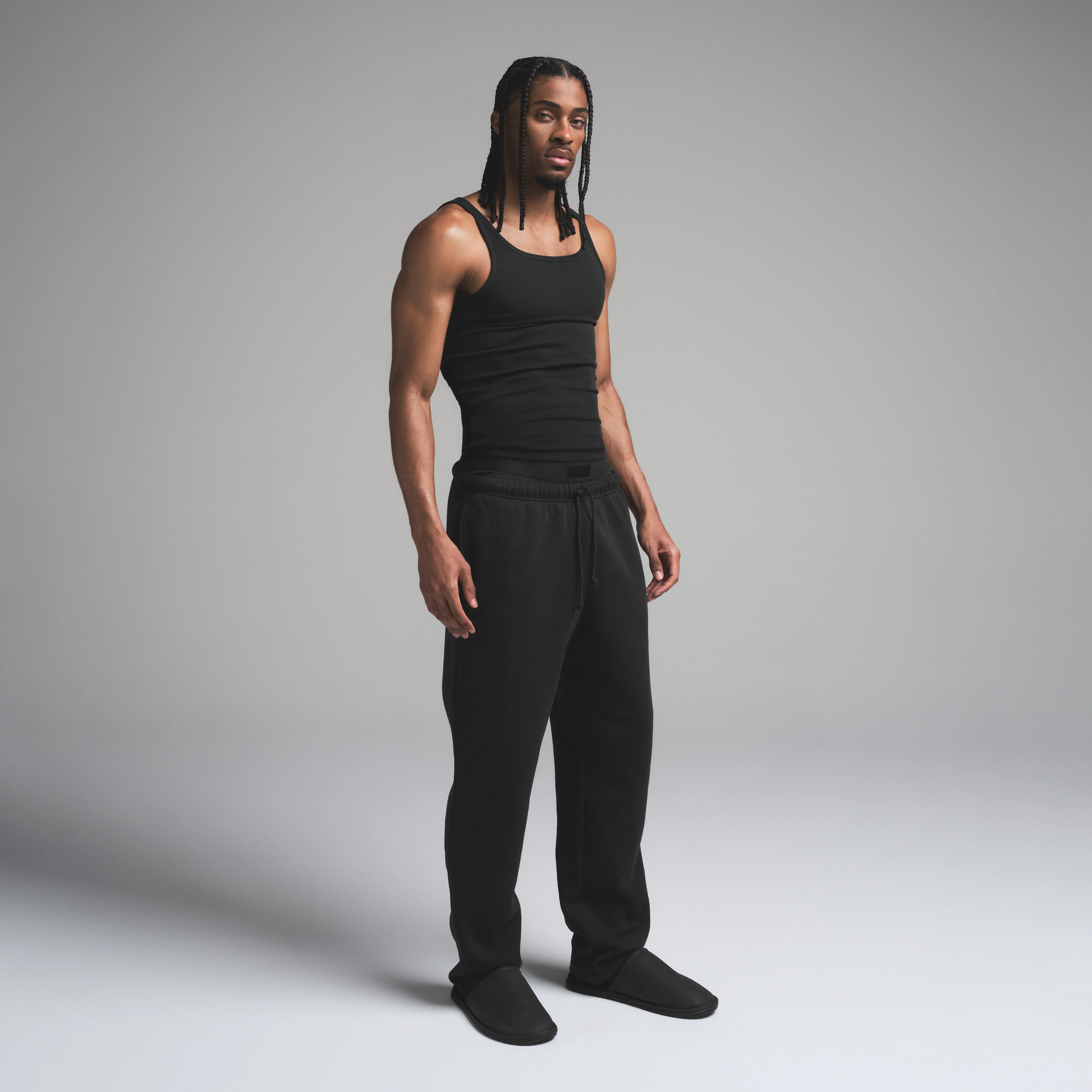 SKIMS COTTON MENS RIB TANK 3-PACK | ONYX - Image 4