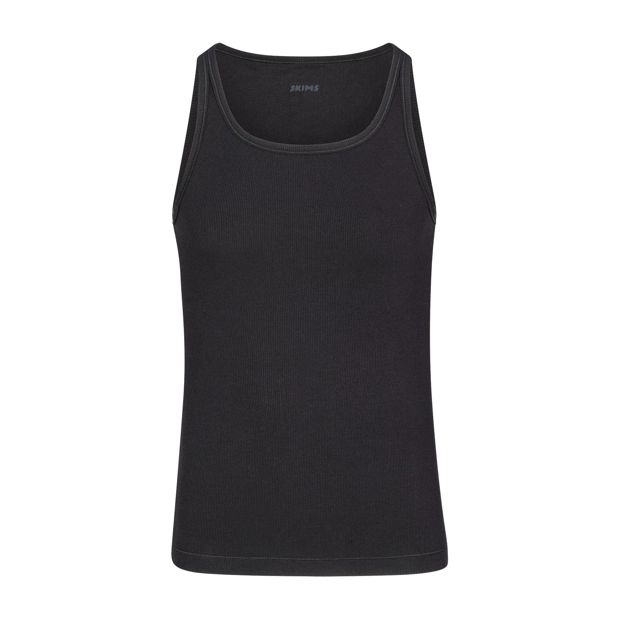 SKIMS COTTON MENS RIB TANK 3-PACK | ONYX - Image 6