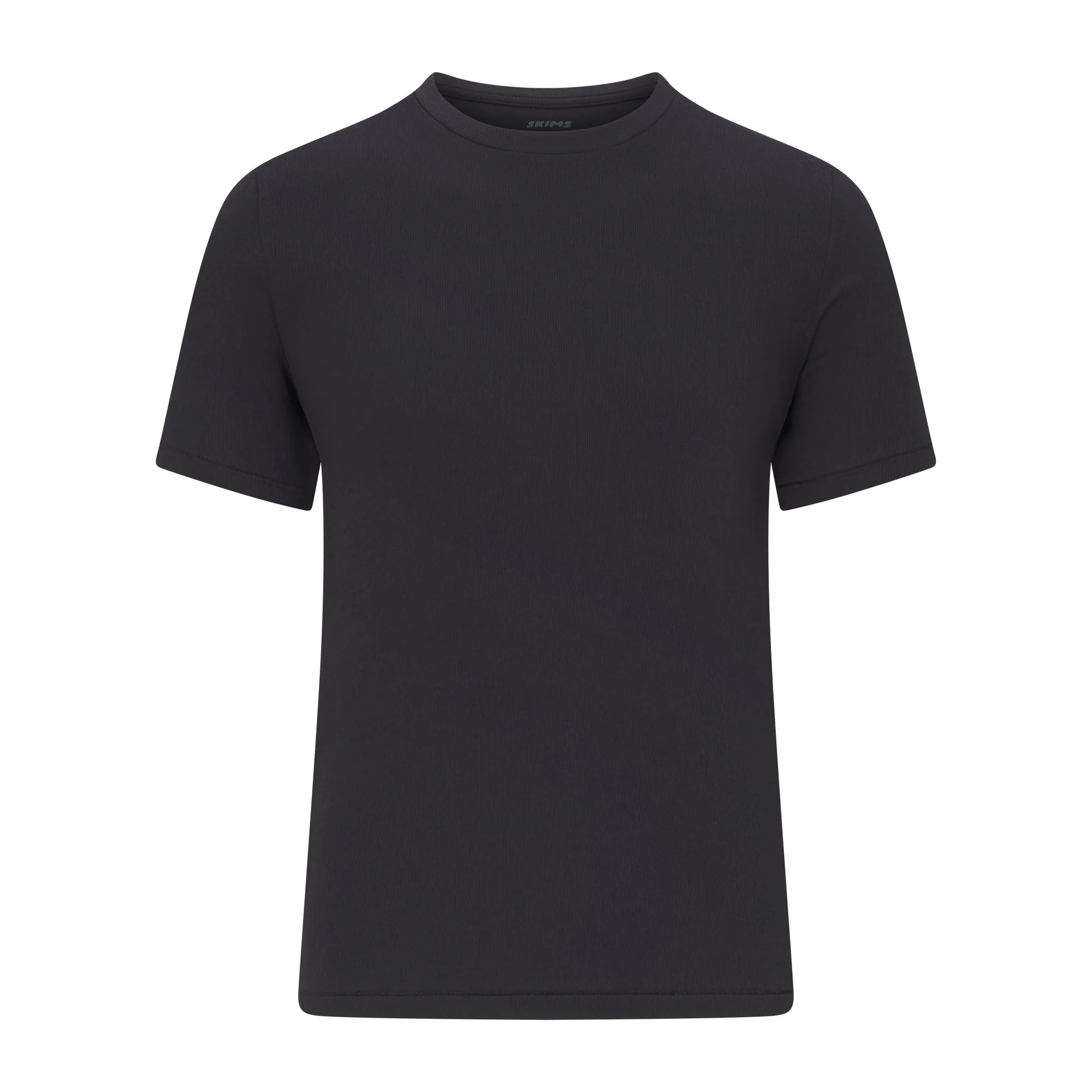 SKIMS COTTON RIB MENS T-SHIRT | ONYX